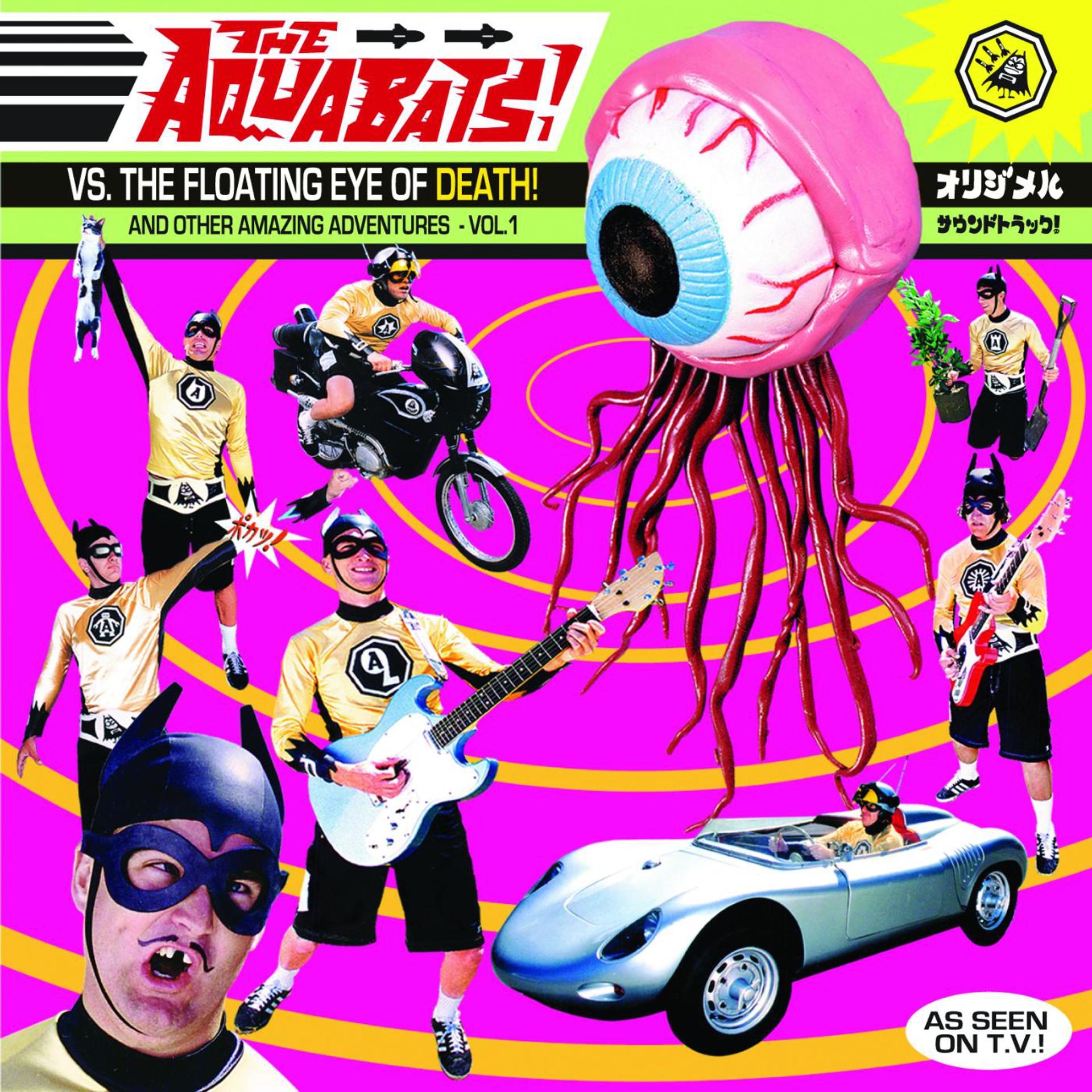 Постер альбома The Aquabats! vs the Floating Eye of Death! and Other Amazing Adventures, Vol. 1