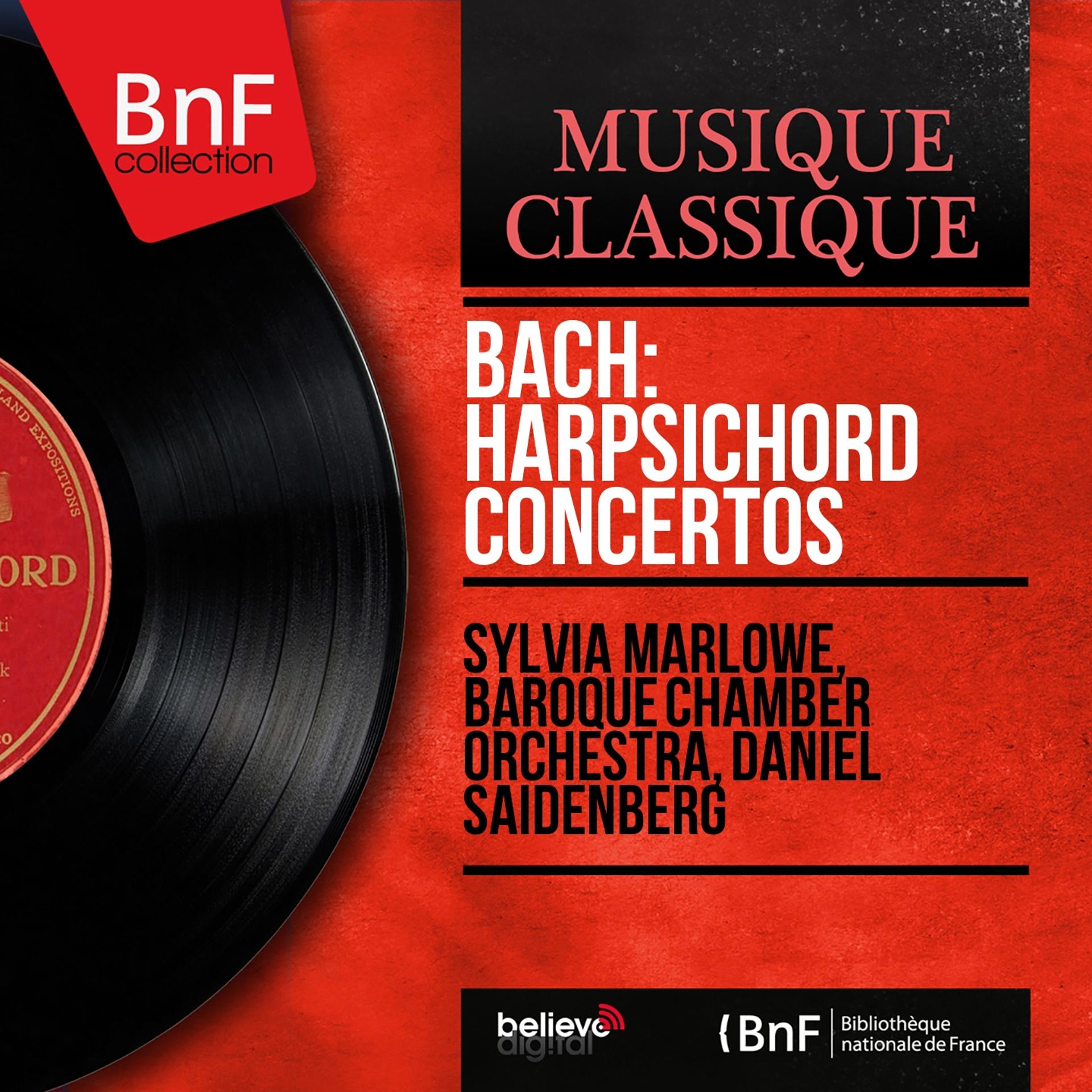 Постер альбома Bach: Harpsichord Concertos (Mono Version)