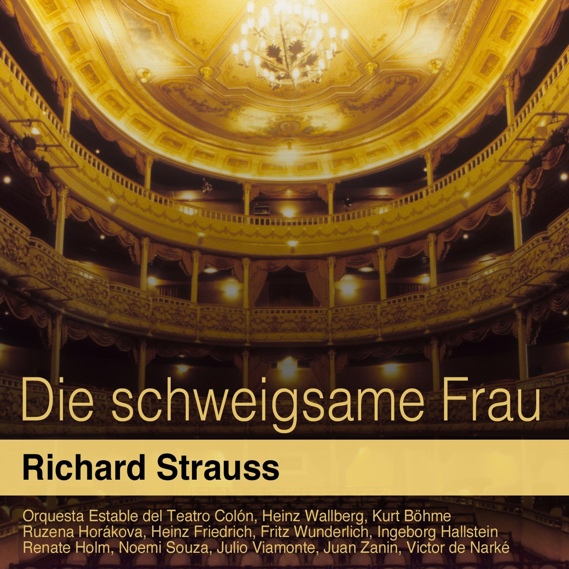 Постер альбома Strauss: Die schweigsame Frau, Op. 80