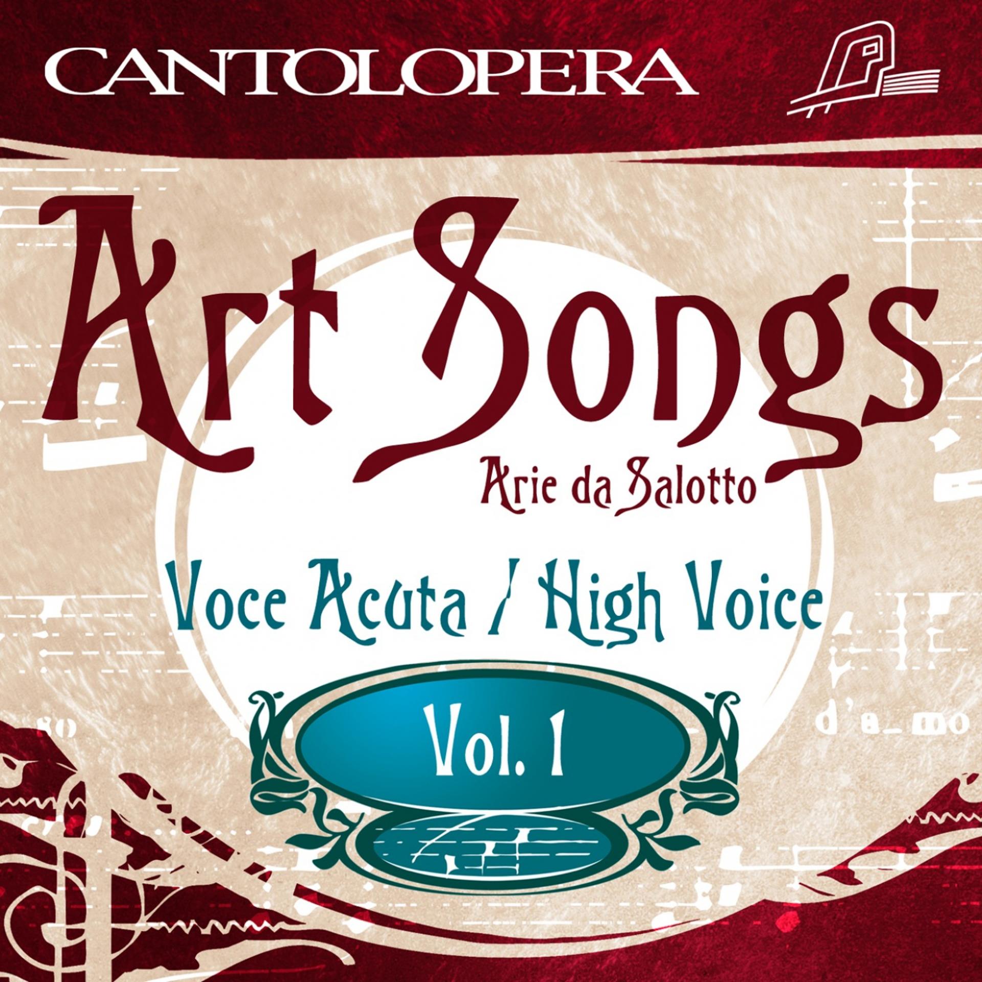 Постер альбома Cantolopera: Art Songs for High Voice, Vol. 1