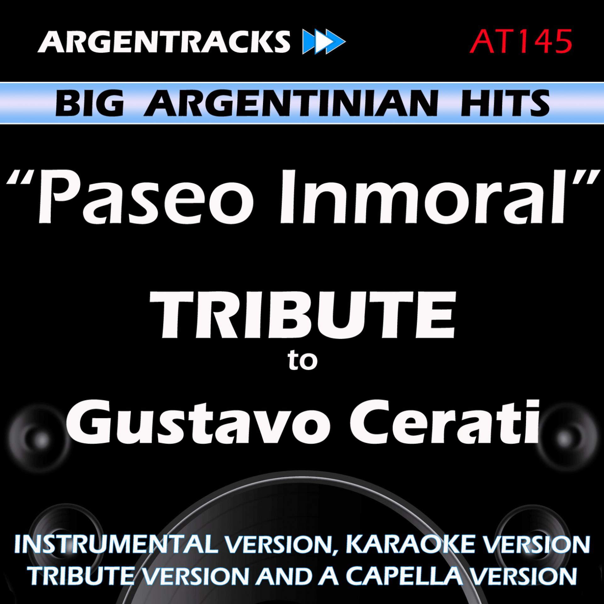 Постер альбома Paseo Inmoral - Tribute to Gustavo Cerati - EP