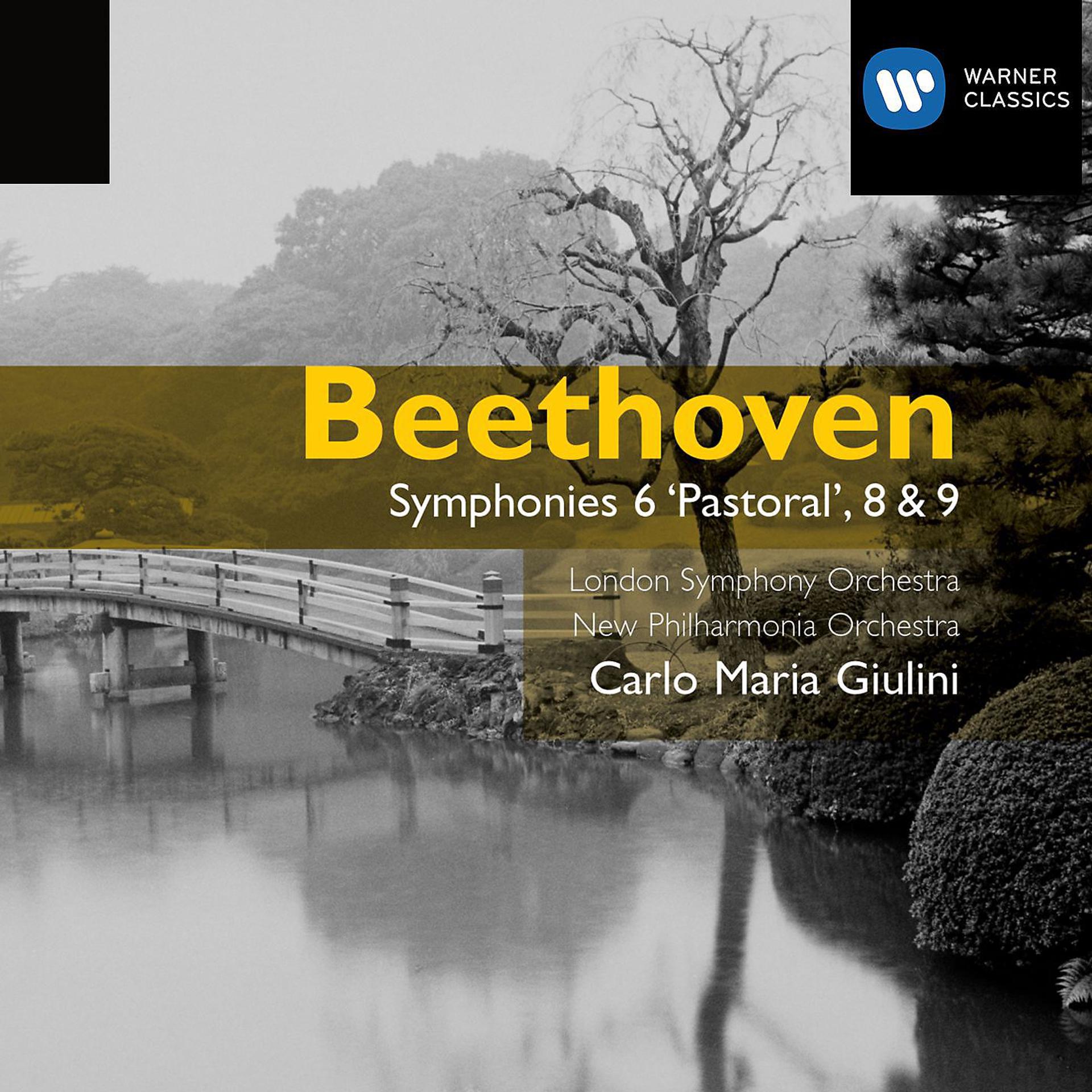 Постер альбома Beethoven: Symphonies Nos. 6 "Pastoral", 8 & 9 "Choral"