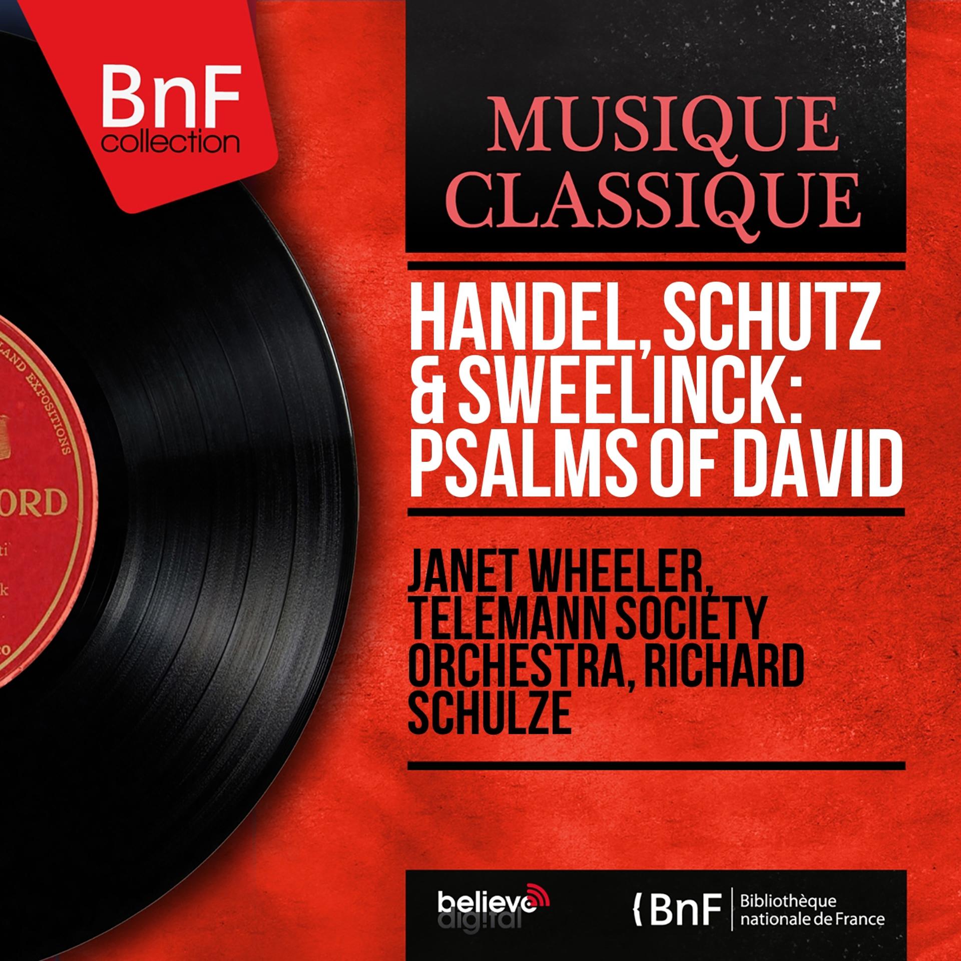 Постер альбома Handel, Schütz & Sweelinck: Psalms of David (Mono Version)
