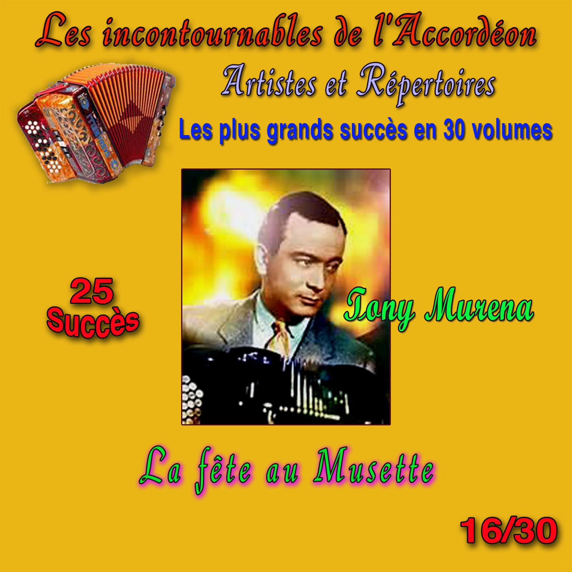 Постер альбома Les incontournables de l'accordéon, vol. 16 (La fête au musette) [25 succès]