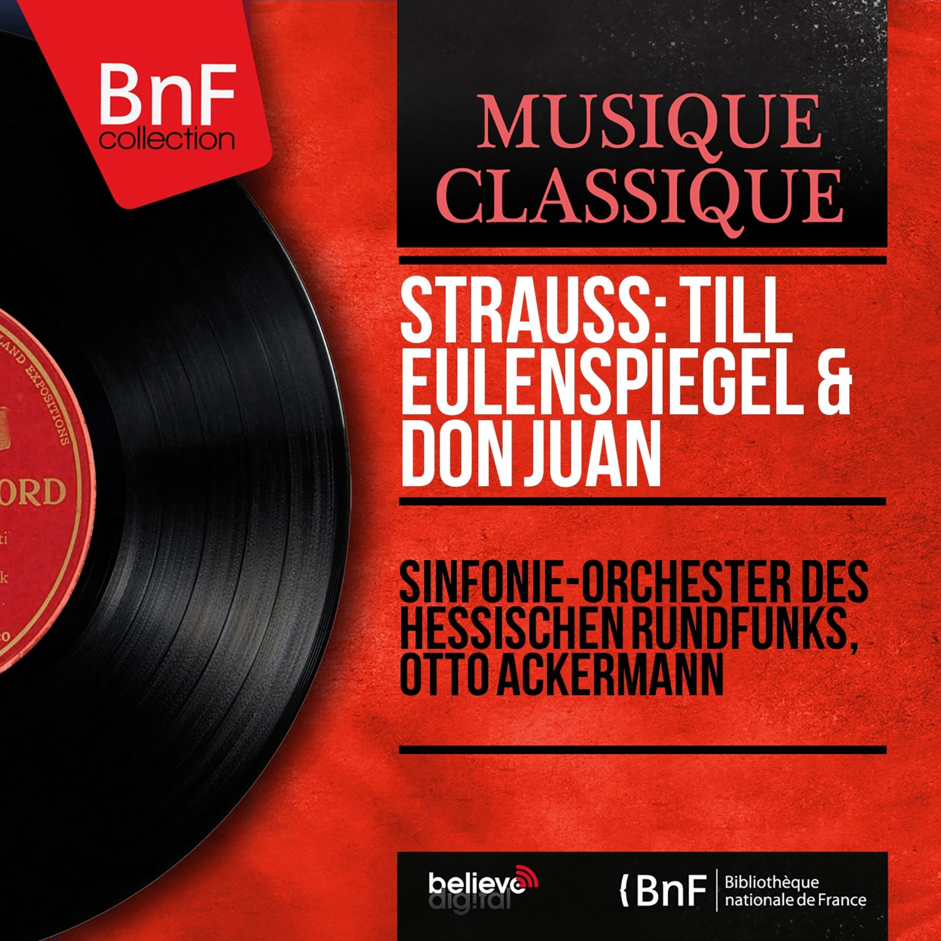 Постер альбома Strauss: Till Eulenspiegel & Don Juan (Mono Version)