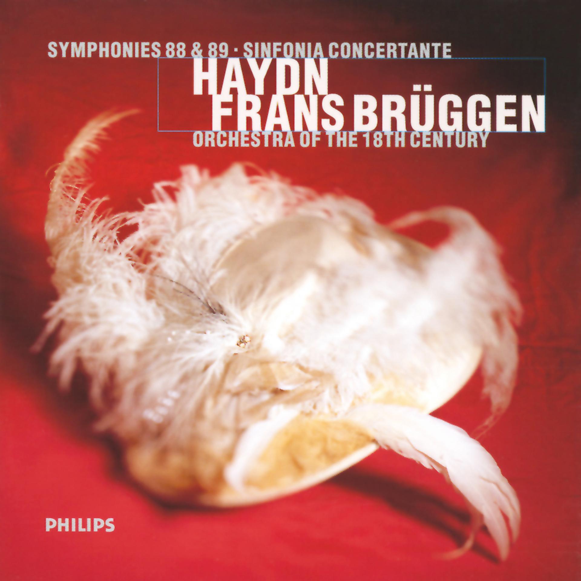 Постер альбома Haydn: Symphonies Nos. 88 & 89; Sinfonia Concertante In B Flat Major