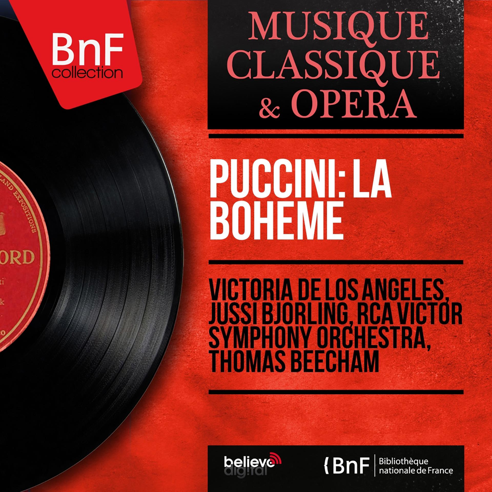 Постер альбома Puccini: La bohème (Mono Version)