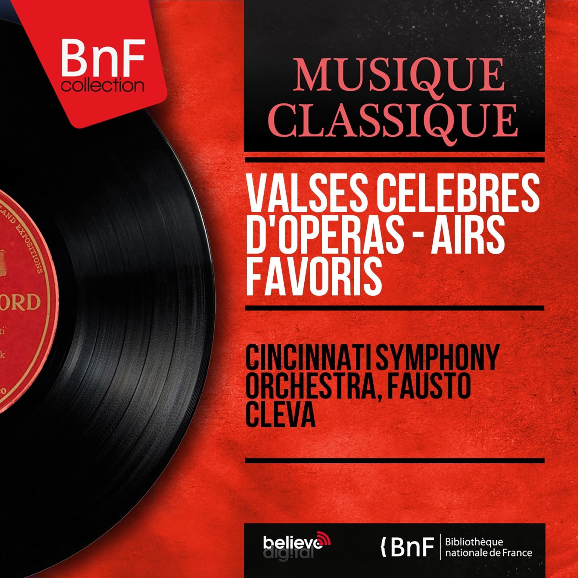 Постер альбома Valses célèbres d'opéras - Airs favoris (Mono Version)