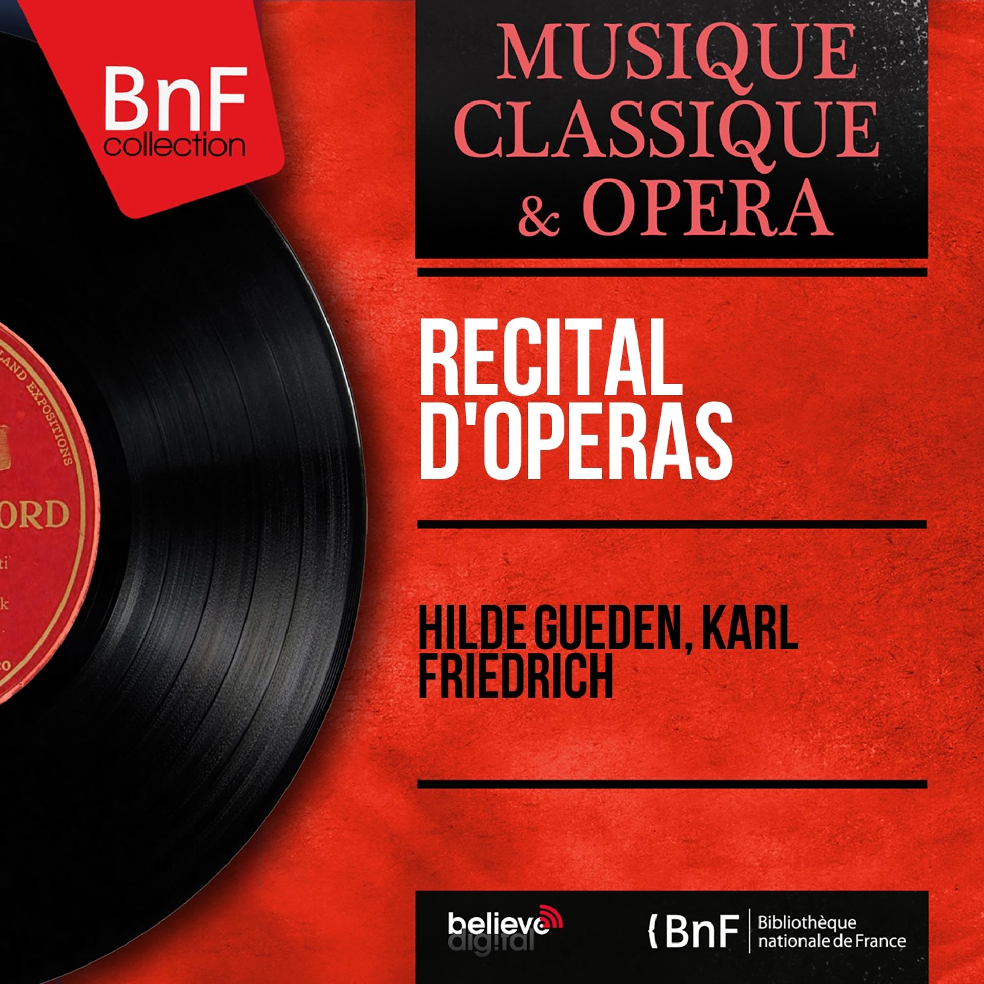 Постер альбома Récital d'opéras (Mono Version)