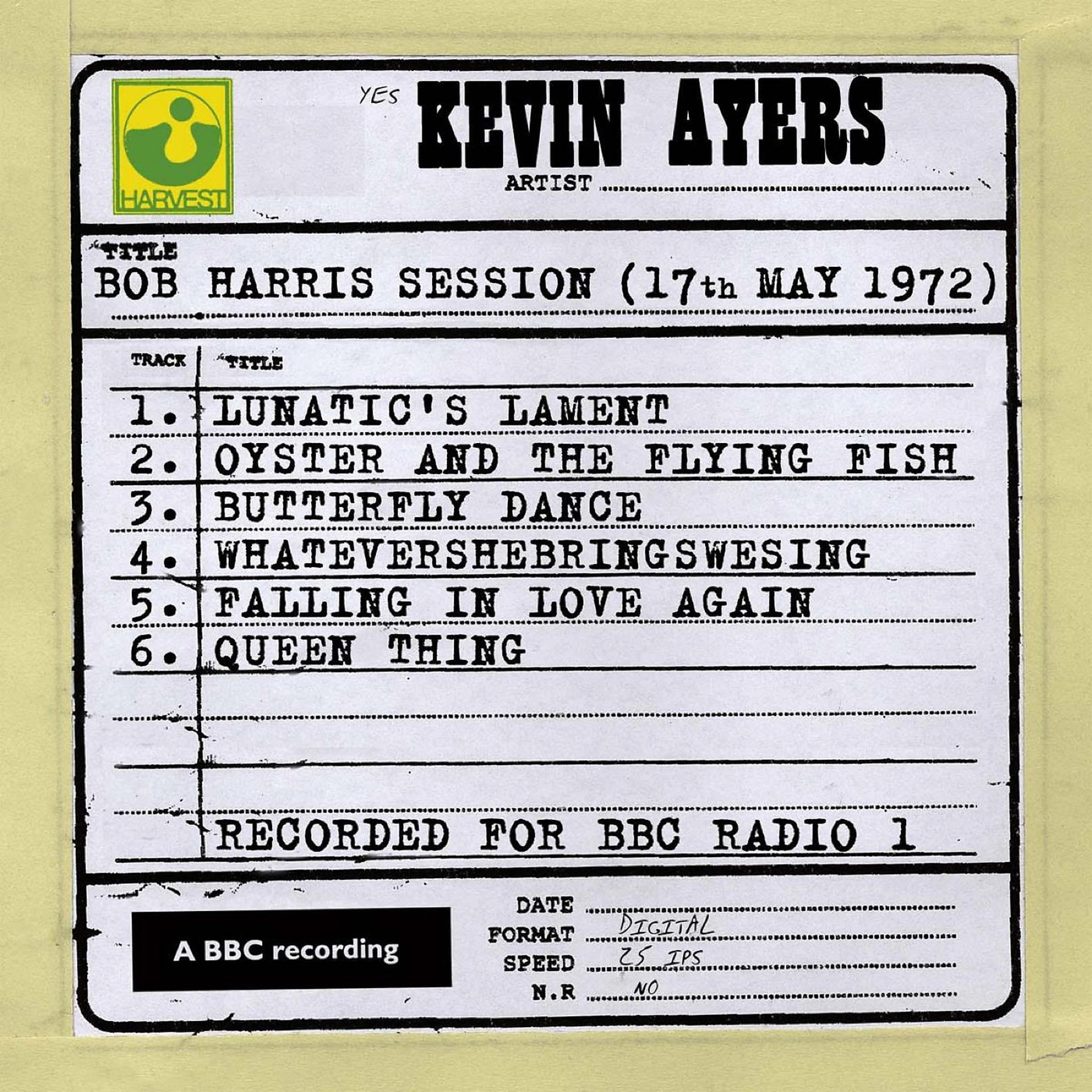 Постер альбома Bob Harris Session (17th May 1972)