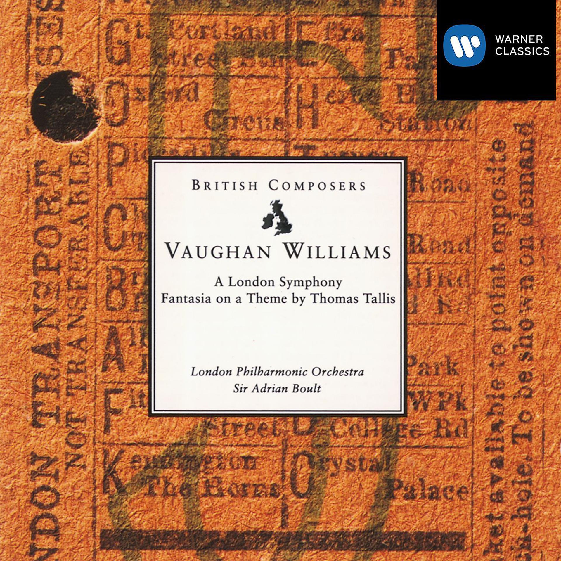 Постер альбома Vaughan Williams - Orchestral Works