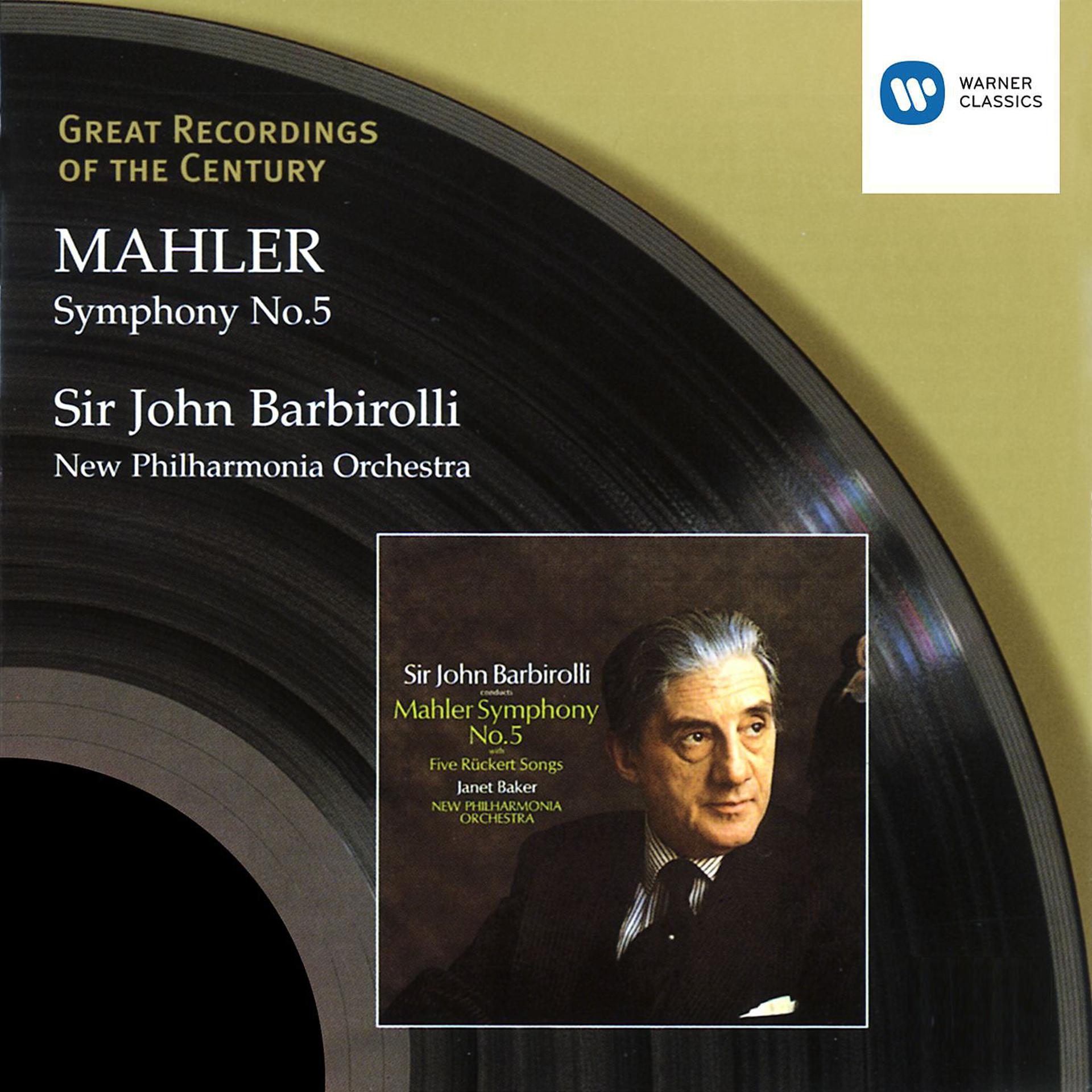 Постер альбома Great Recordings of the Century - Mahler: Symphony No. 5