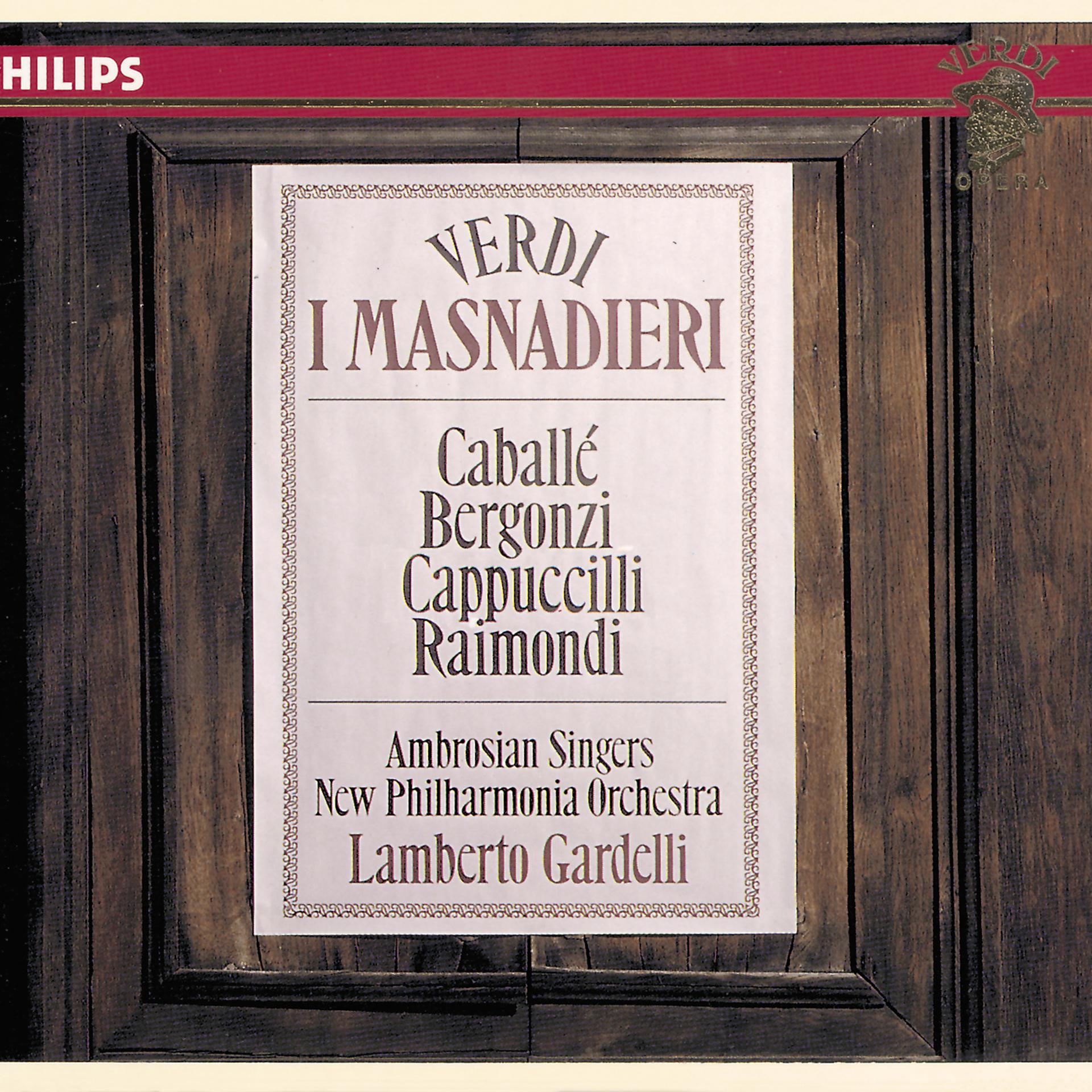 Постер альбома Verdi: I Masnadieri