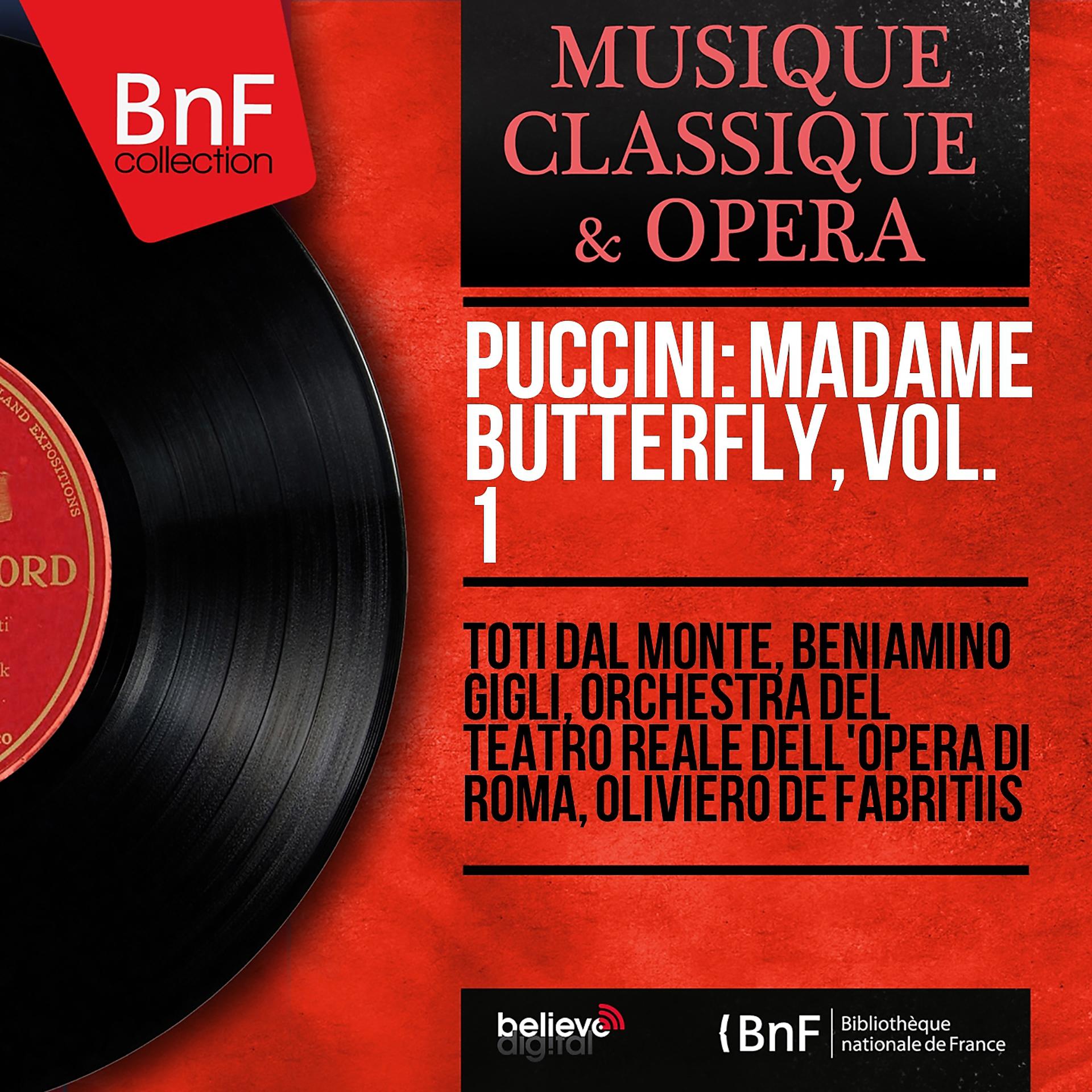 Постер альбома Puccini: Madame Butterfly, vol. 1