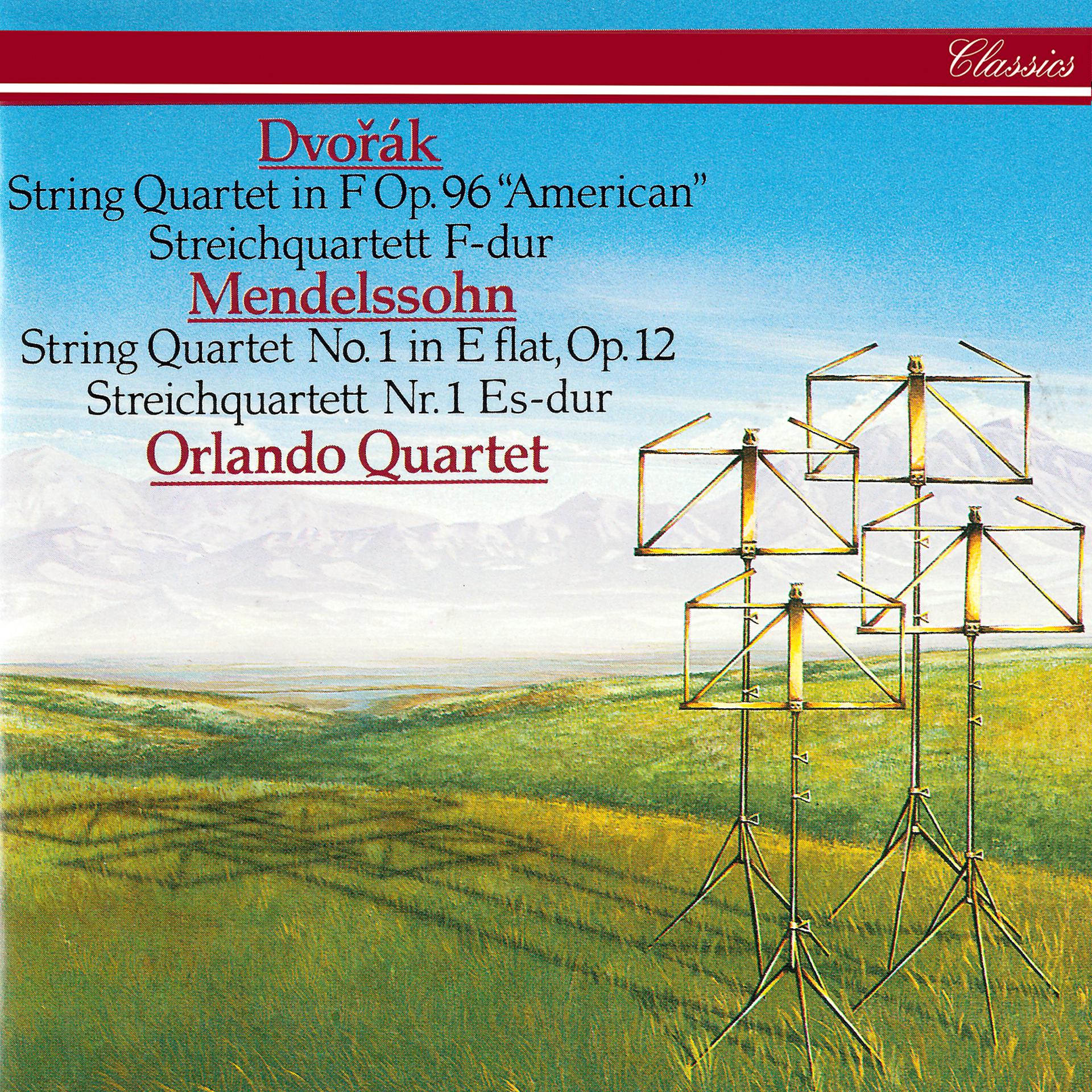 Постер альбома Dvorák: String Quartet No. 12 "American" / Mendelssohn: String Quartet No. 1