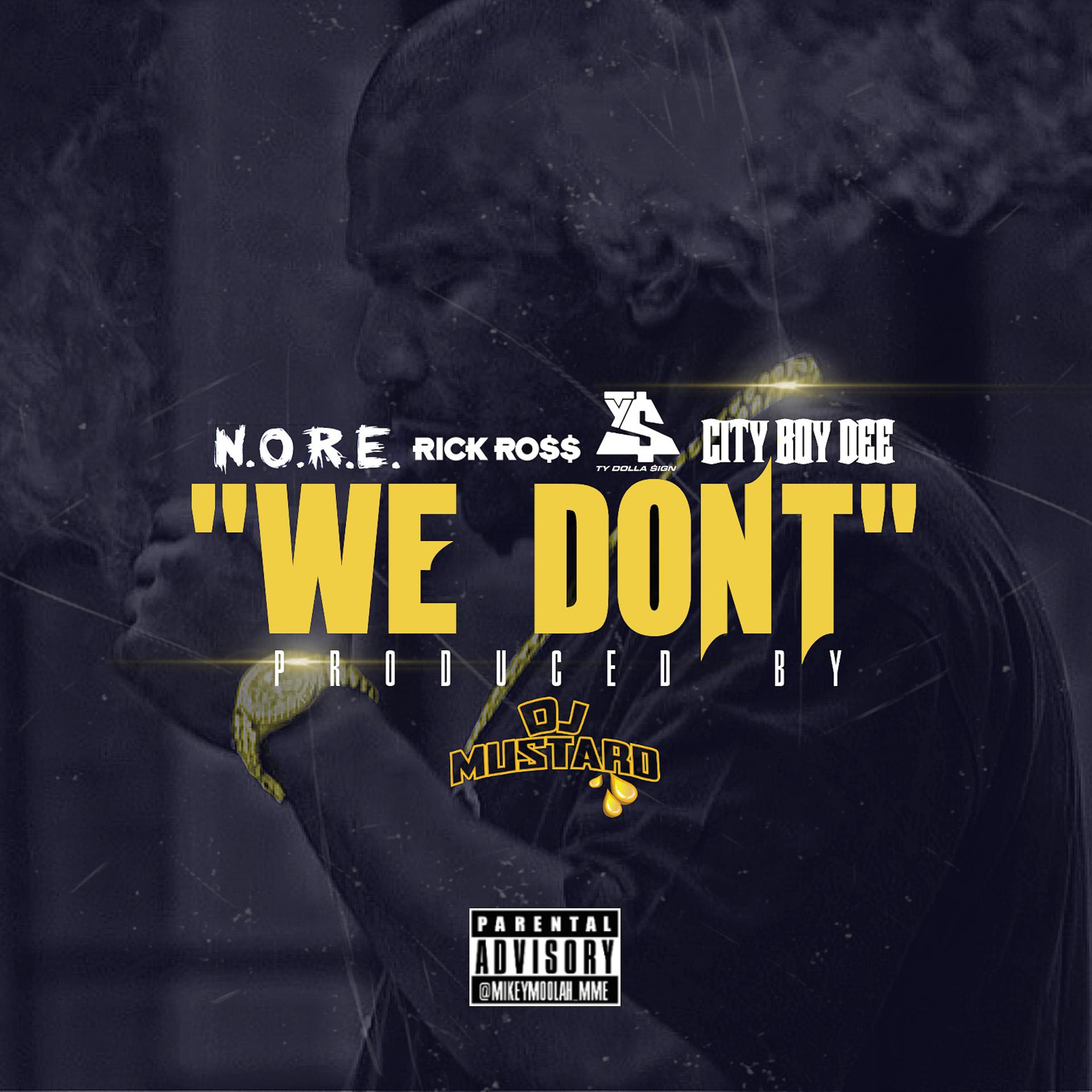 Постер альбома We Don't (feat. Rick Ross, Ty Dolla $ign, & City Boy Dee) - Single