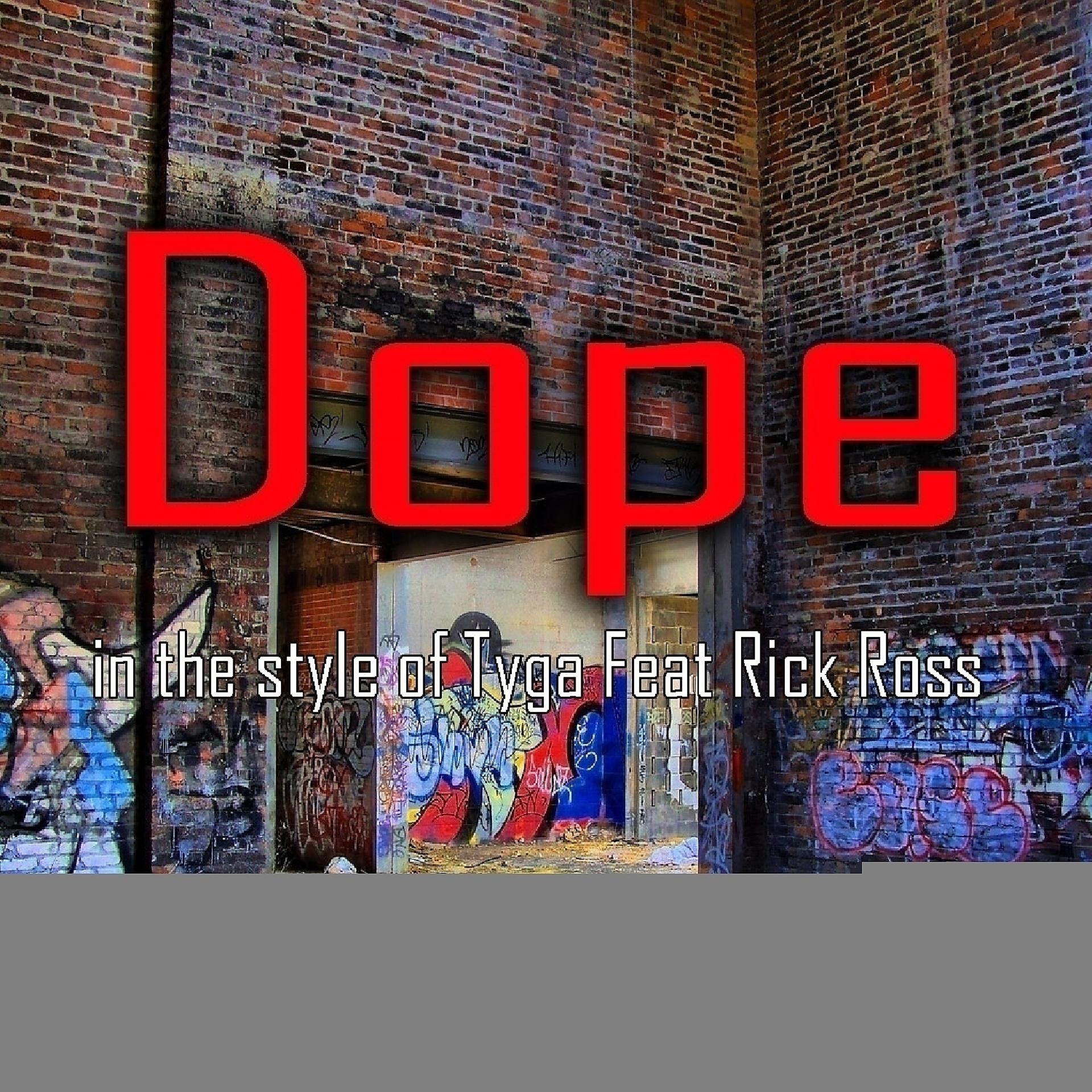 Постер альбома Dope (In The Style Of Tyga feat. Rick Ross) - Single