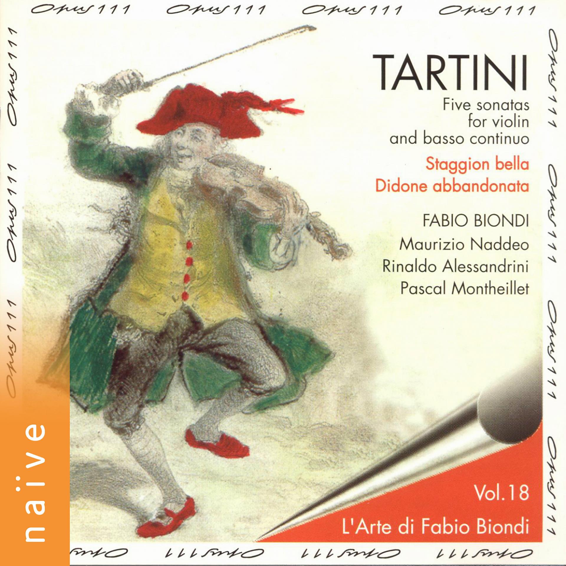 Постер альбома Tartini: Five Sonatas for Violin and Basso Continuo