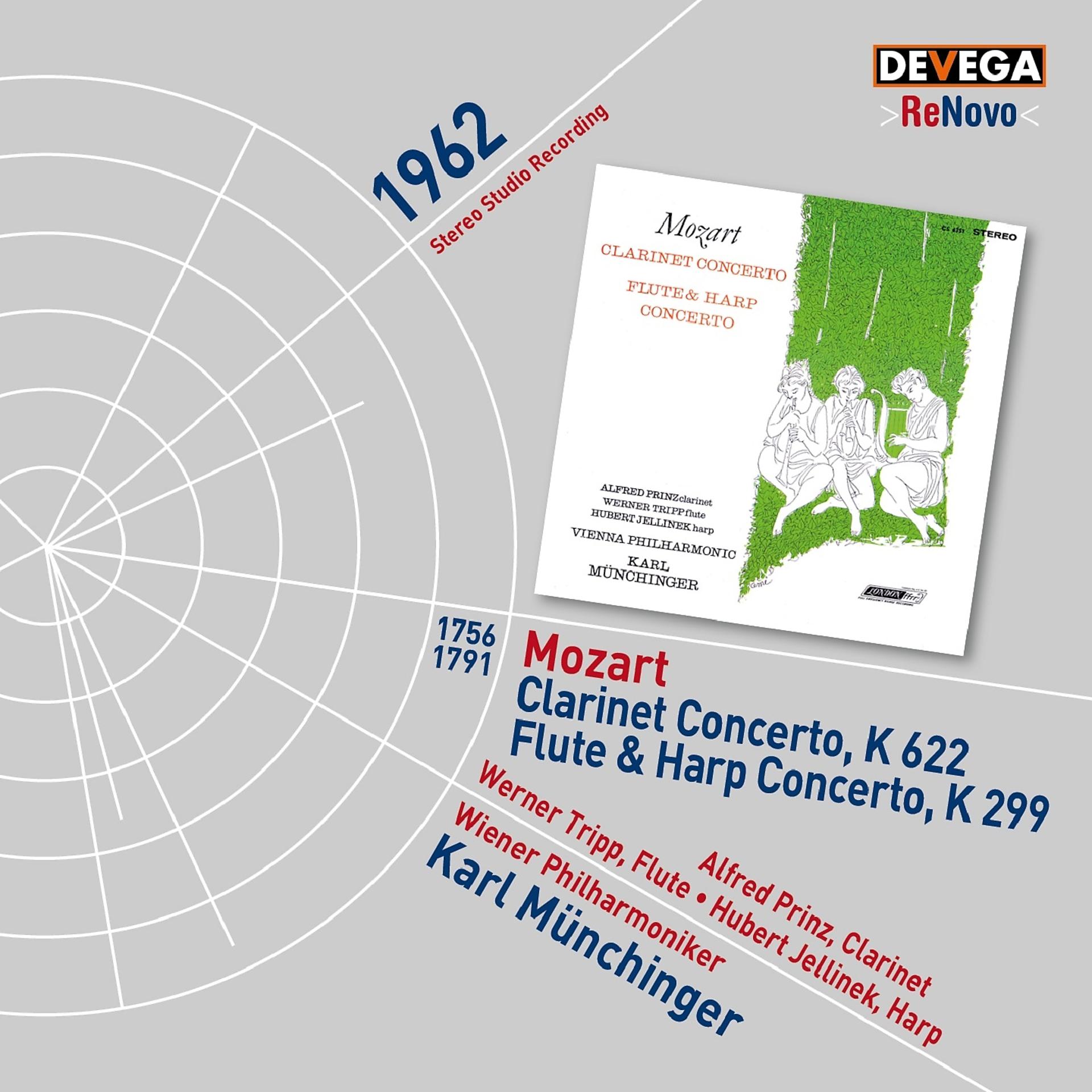 Постер альбома Mozart: Clarinet Concerto, K. 622 and Flute and Harp Concerto, K. 299