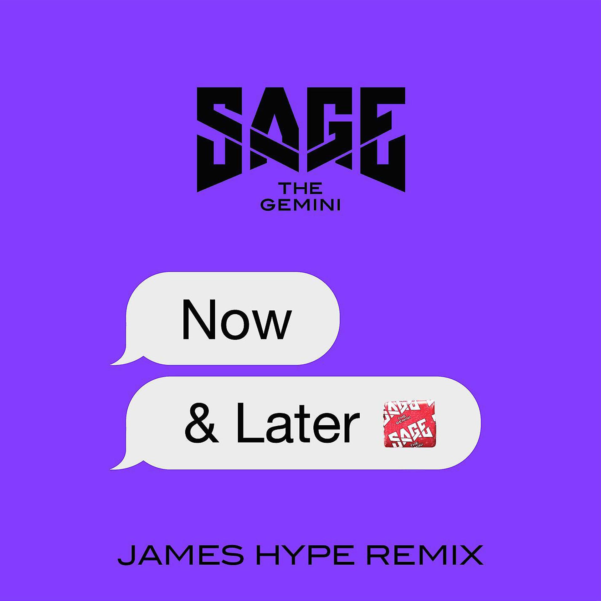Постер альбома Now and Later (James Hype Remix)