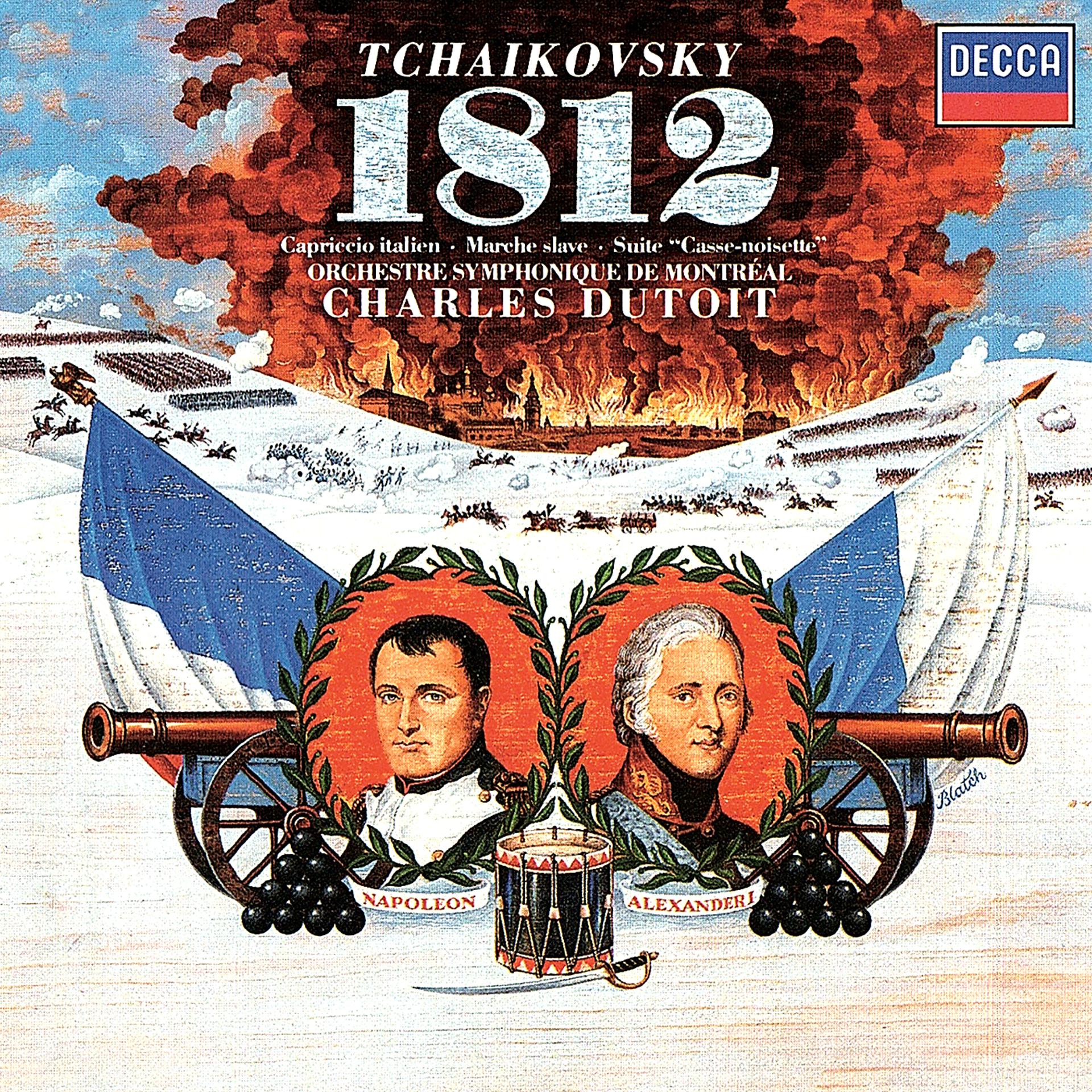 Постер альбома Tchaikovsky: 1812 Overture; Nutcracker Suite; Marche Slav; Capiccio italien