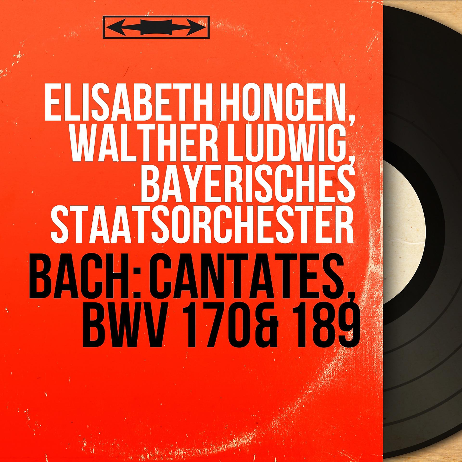 Постер альбома Bach: Cantates, BWV 170 & 189