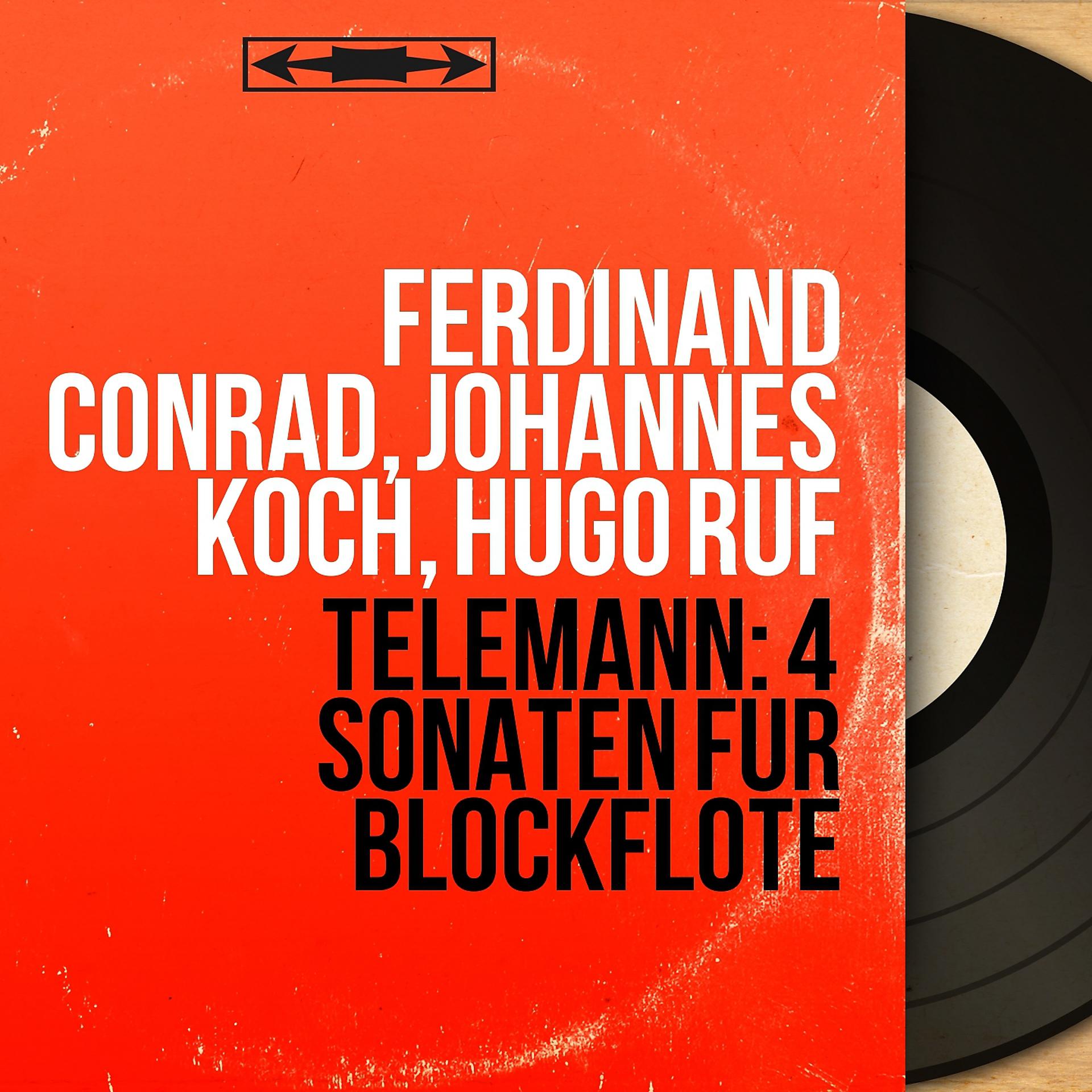 Постер альбома Telemann: 4 Sonaten für Blockflöte