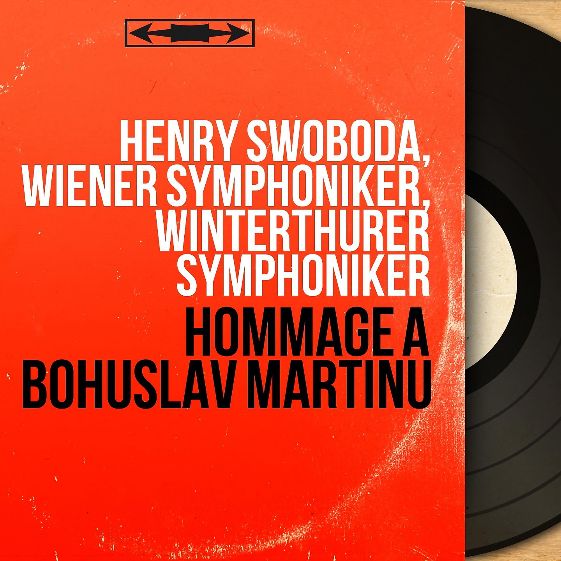 Постер альбома Hommage à Bohuslav Martinů