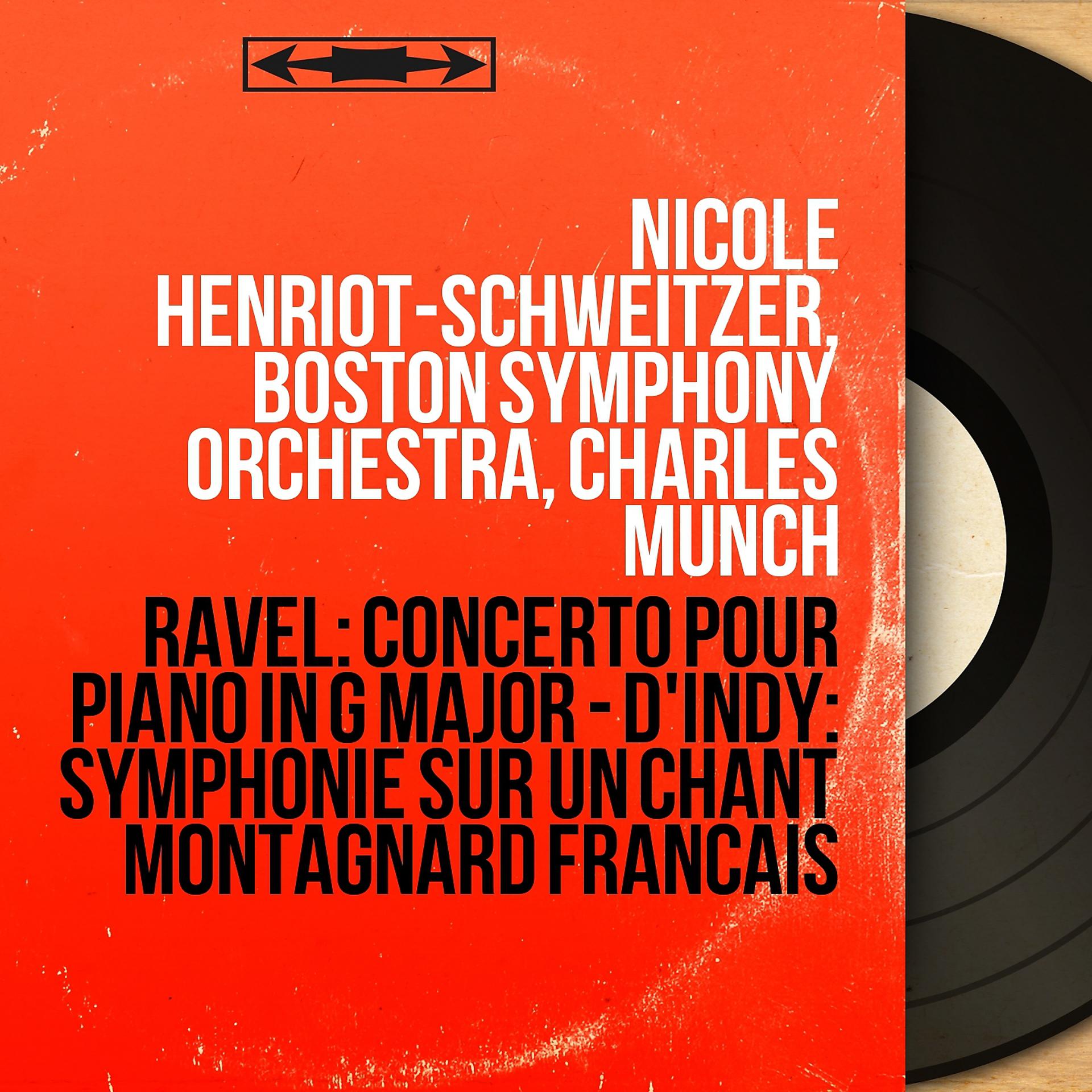 Постер альбома Ravel: Concerto pour piano in G Major - d'Indy: Symphonie sur un chant montagnard français