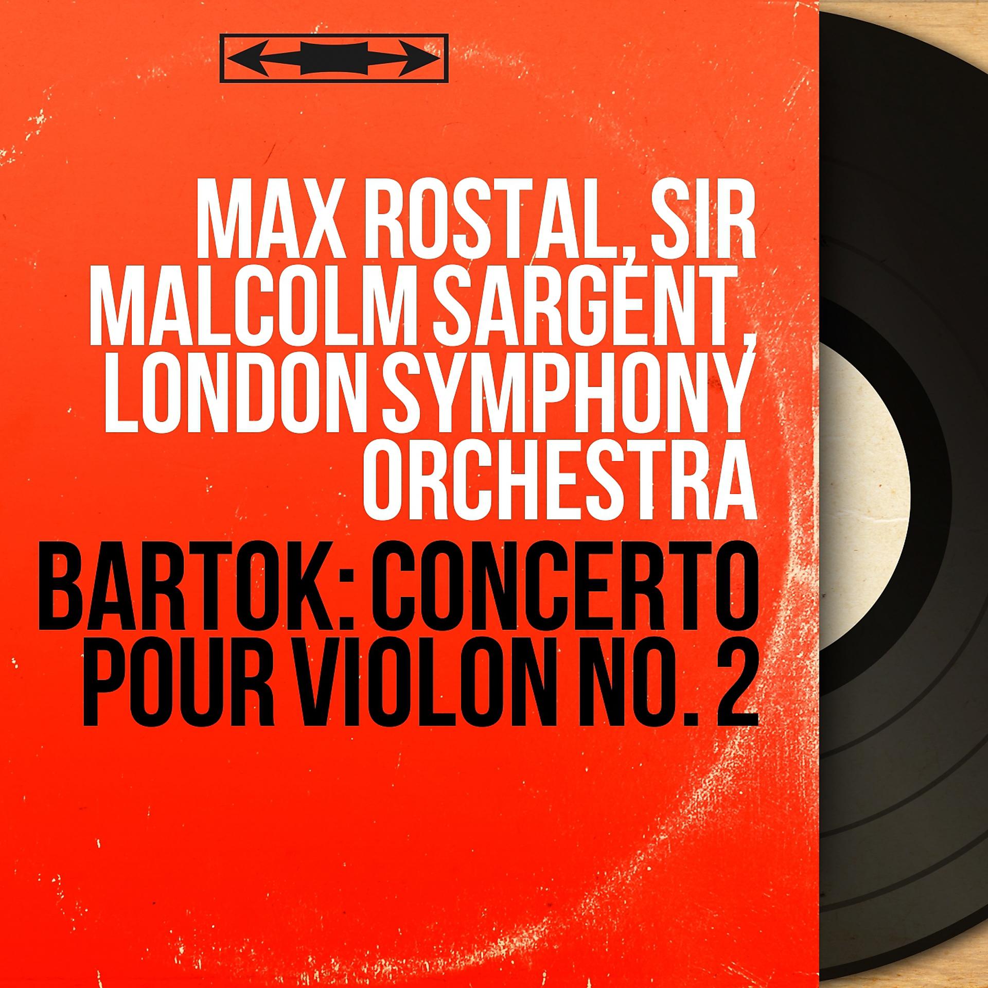 Постер альбома Bartók: Concerto pour violon No. 2