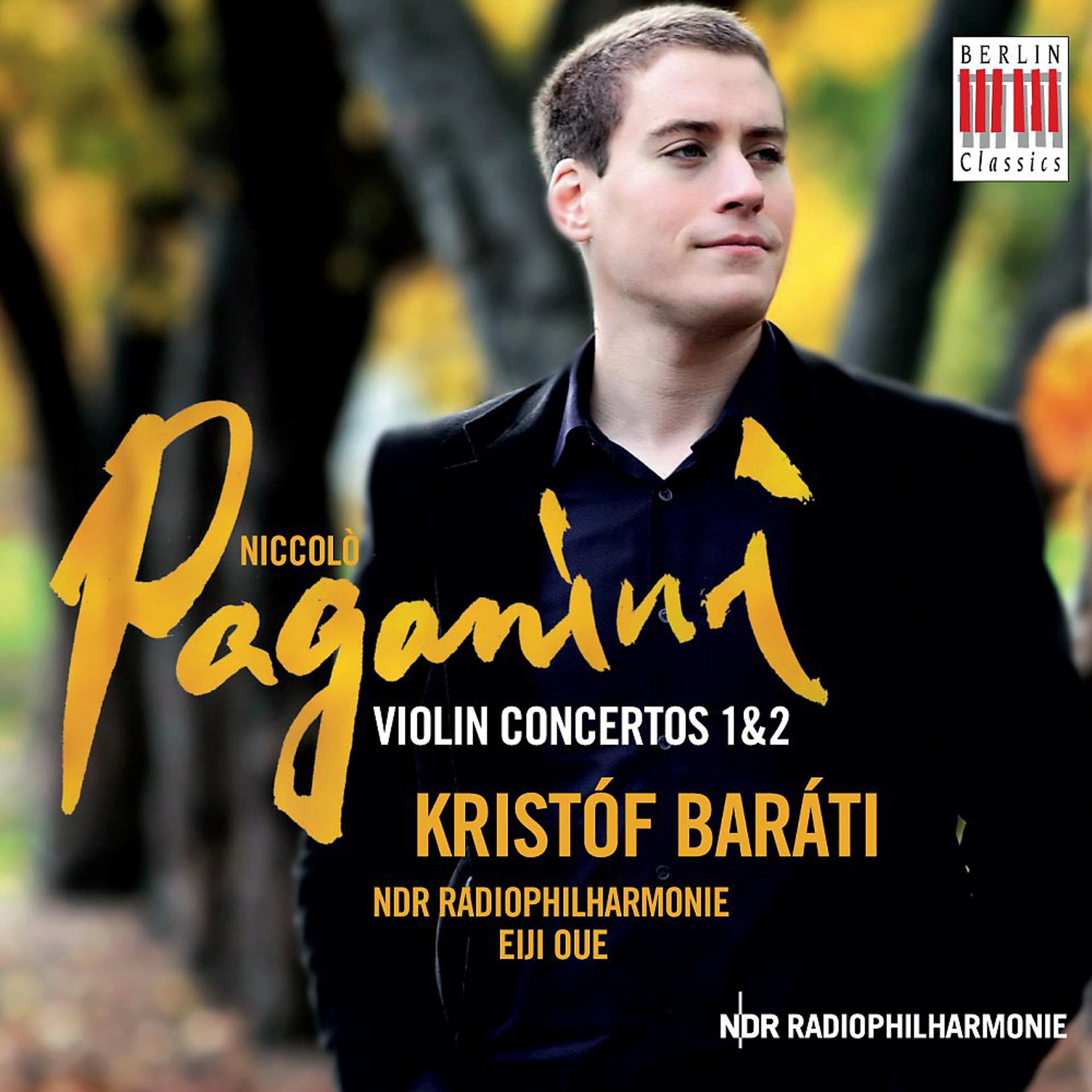 Постер альбома Paganini: Violin Concertos Nos. 1 & 2