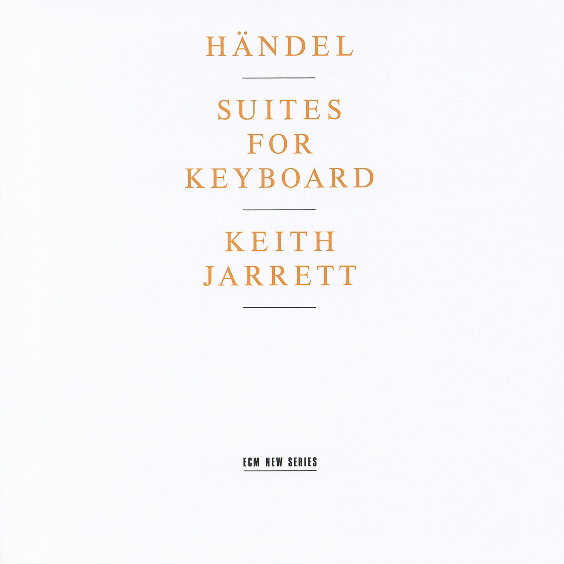 Постер альбома Handel: Suites For Keyboard
