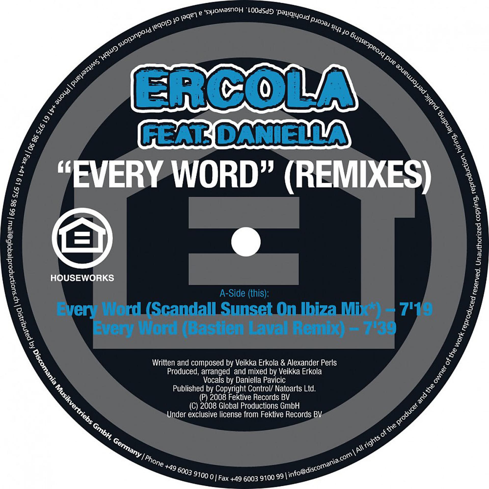 Постер альбома Every Word (The Remixes)