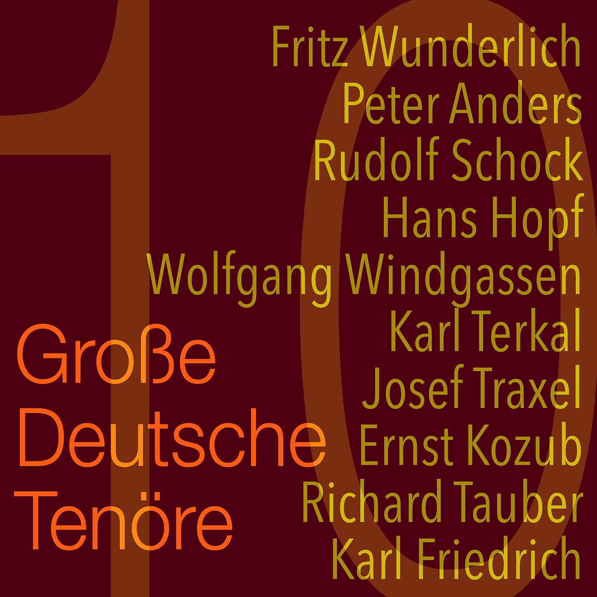 Постер альбома 10 große deutsche tenöre