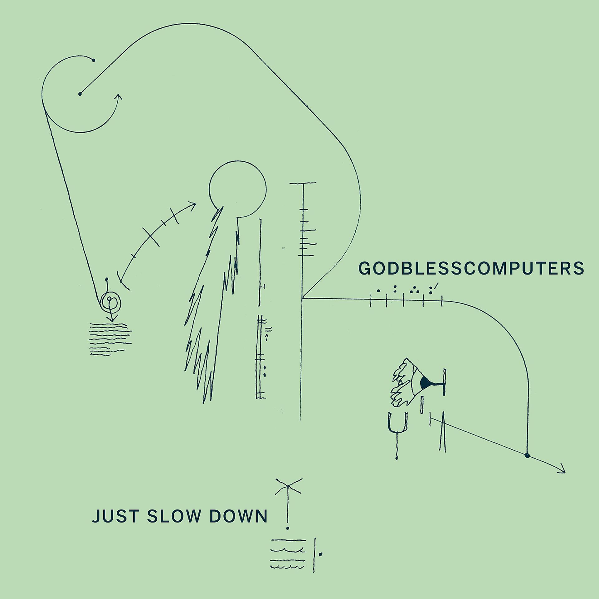 Постер к треку Godblesscomputers - Just Slow Down