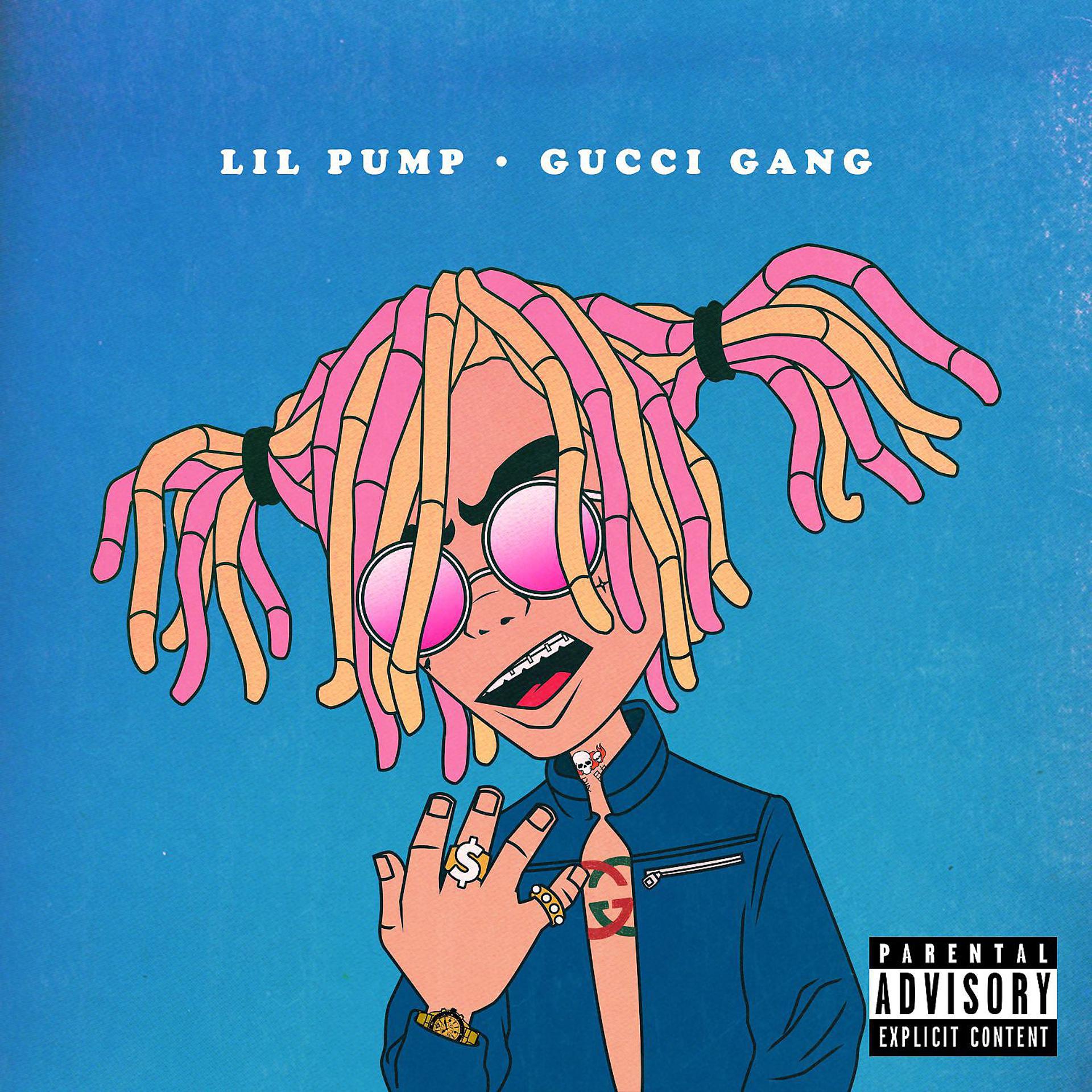 Постер к треку Lil Pump - Gucci Gang