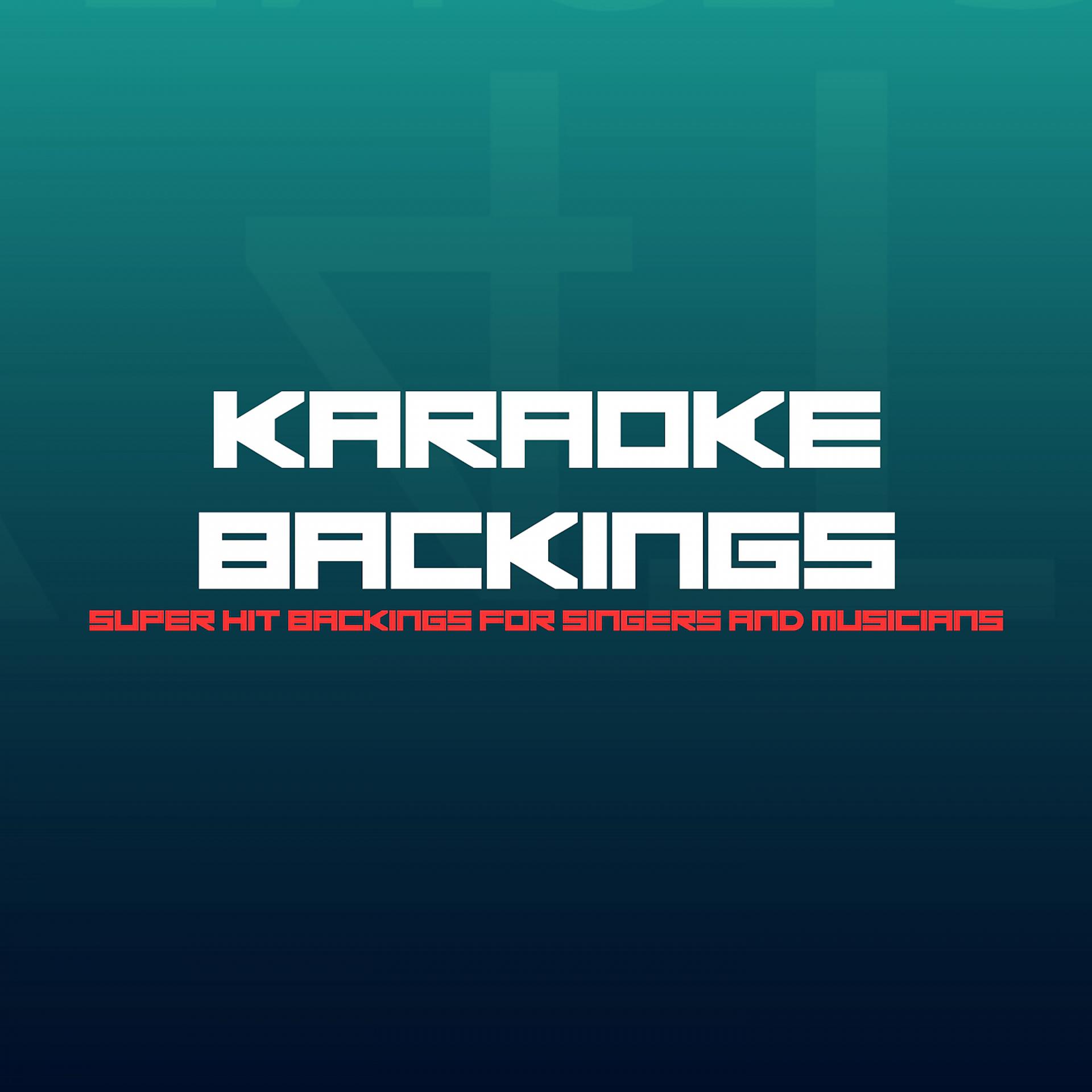 Постер альбома Karaoke Backings, Vol. 38