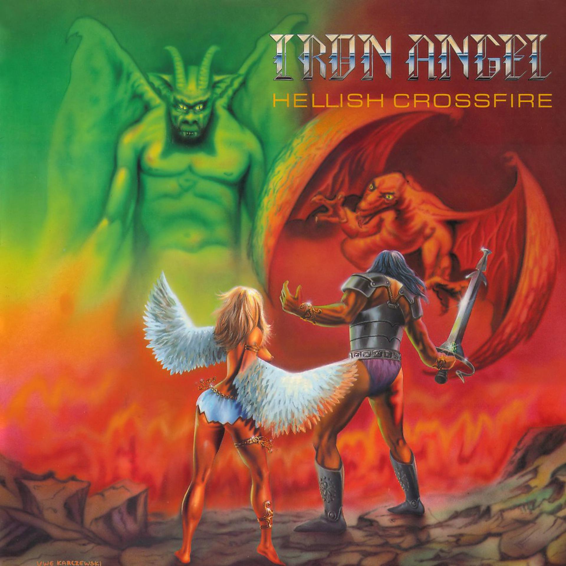 Постер альбома Hellish Crossfire (Rel-Release 1985 by Iron Angel Gbr)