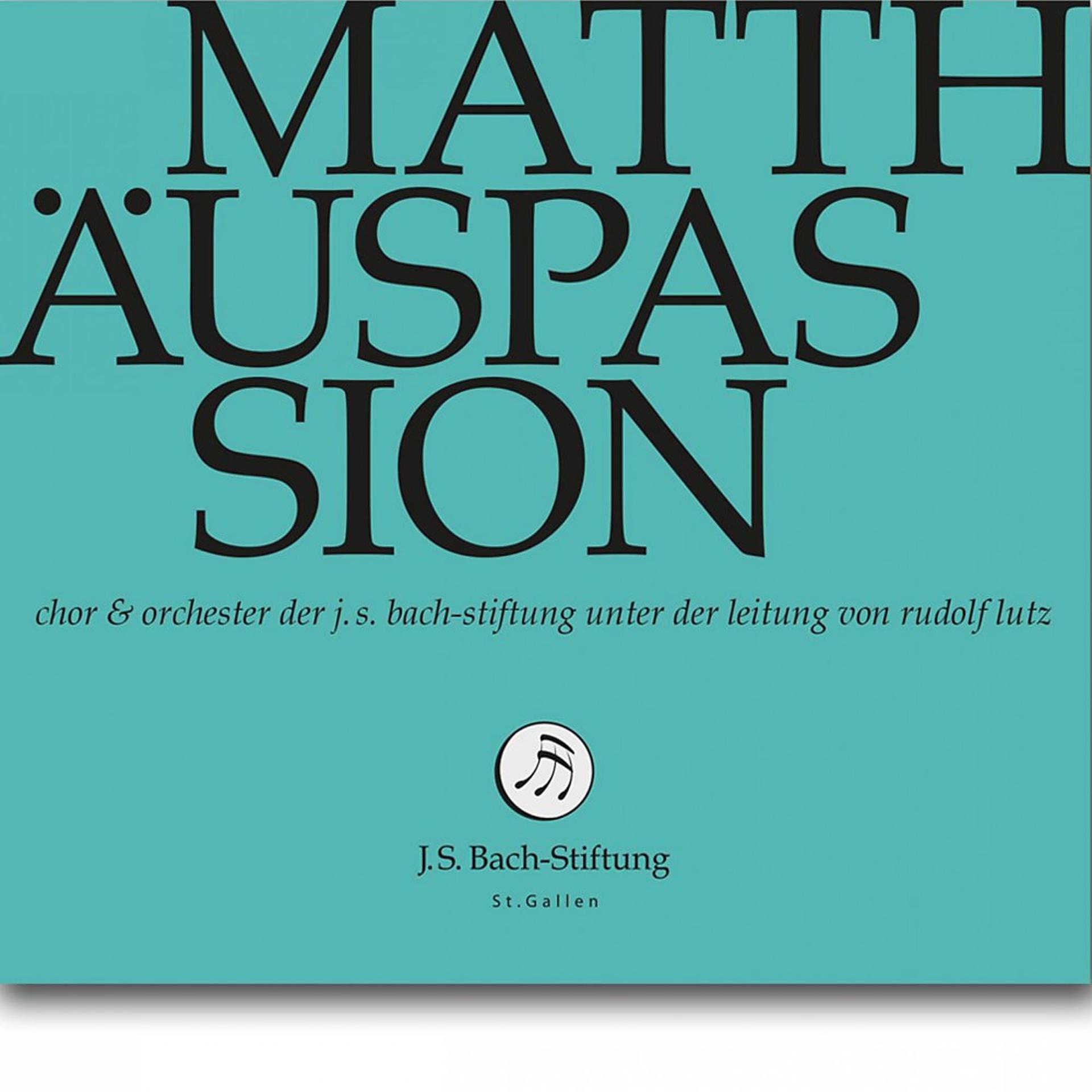 Постер альбома Matthäuspassion, BWV 244
