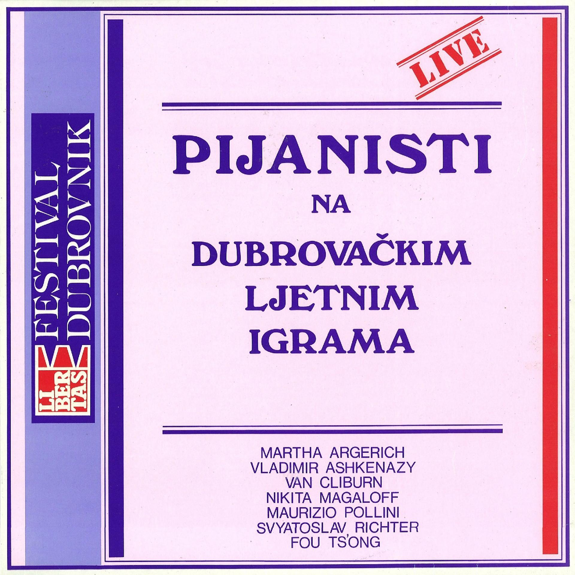 Постер альбома Pijanisti Na Dubrovačkim Ljetnim Igrama