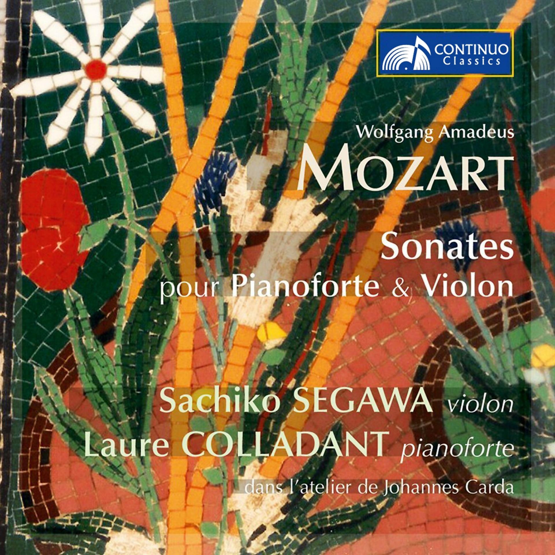 Постер альбома Wolfgang Amadeus Mozart: Sonates pour pianoforte et violon