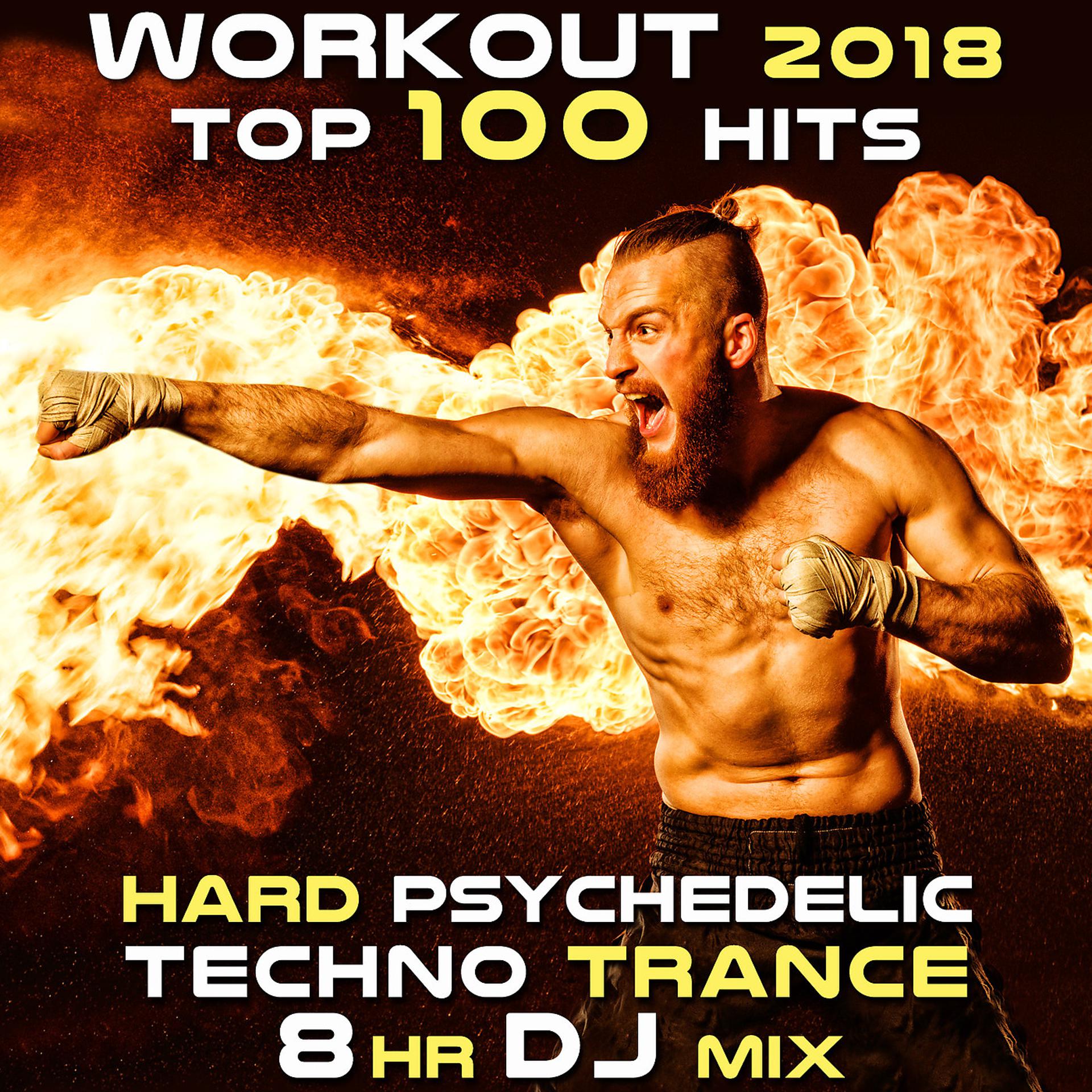Постер альбома Workout 2018 Top 100 Hits Hard Psychedelic Techno Trance 8hr DJ Mix