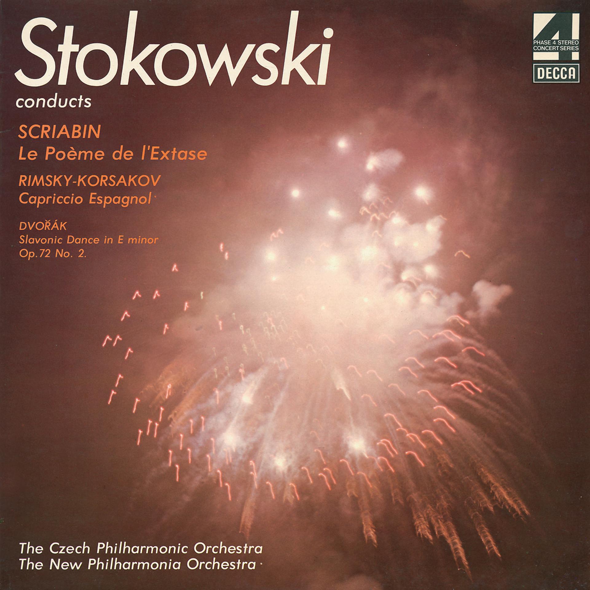 Постер альбома Scriabin: The Poem of Ecstasy / Rimsky-Korsakov: Capriccio Espagnol / Dvorák: Slavonic Dance No.2