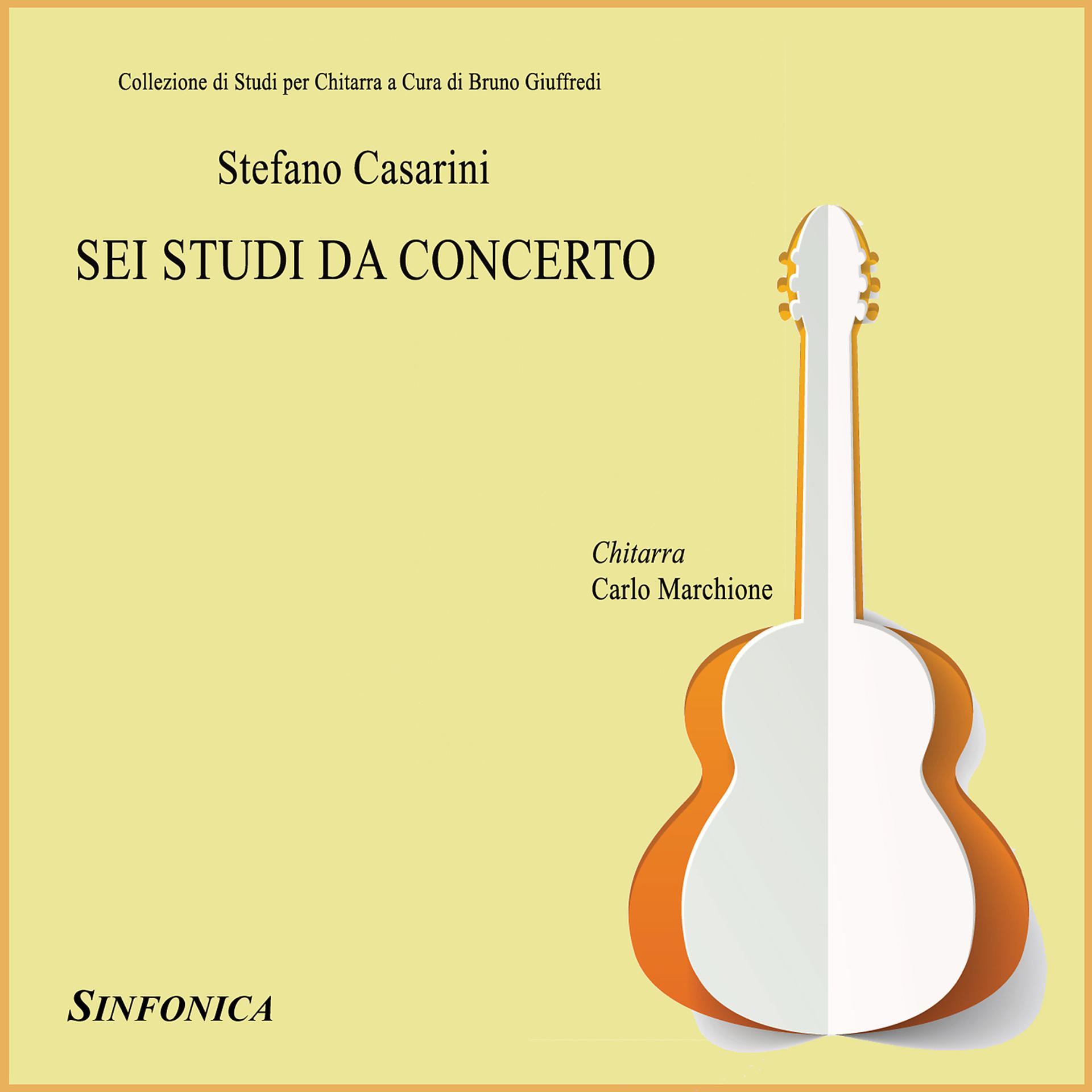 Постер альбома Sei studi da concerto (Stefano Casarini)