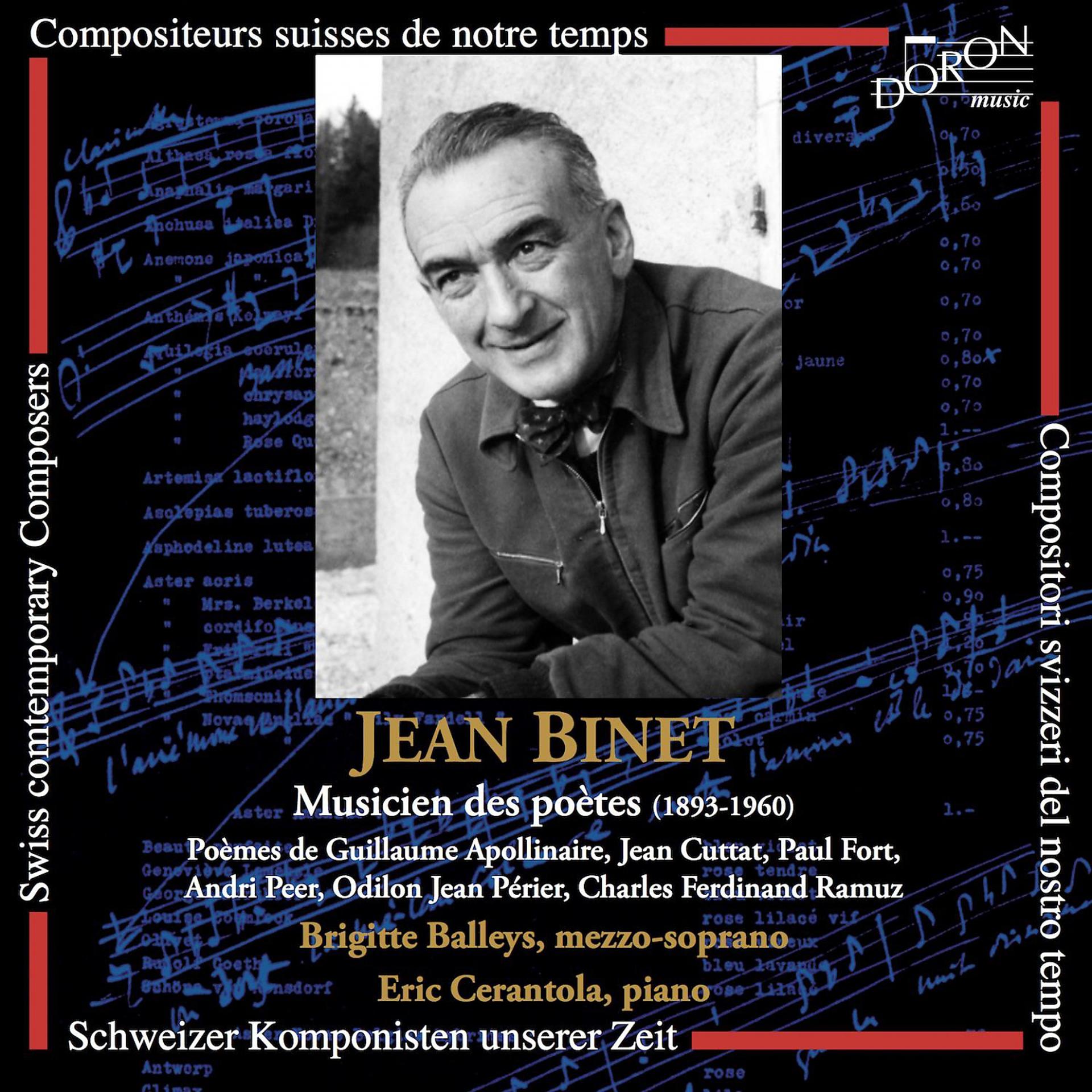 Постер альбома Jean Binet: Musicien des poètes