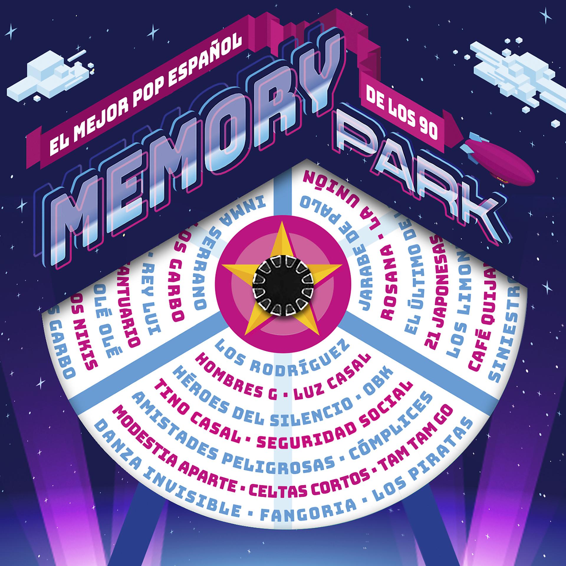 Постер альбома El mejor Pop español de los 90. Memory Park