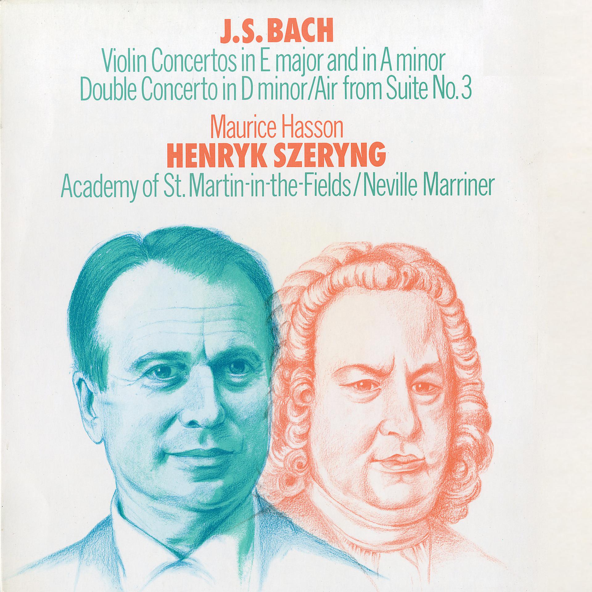 Постер альбома Bach, J.S.: Violin Concerto Nos. 1 & 2; Concerto for 2 Violins