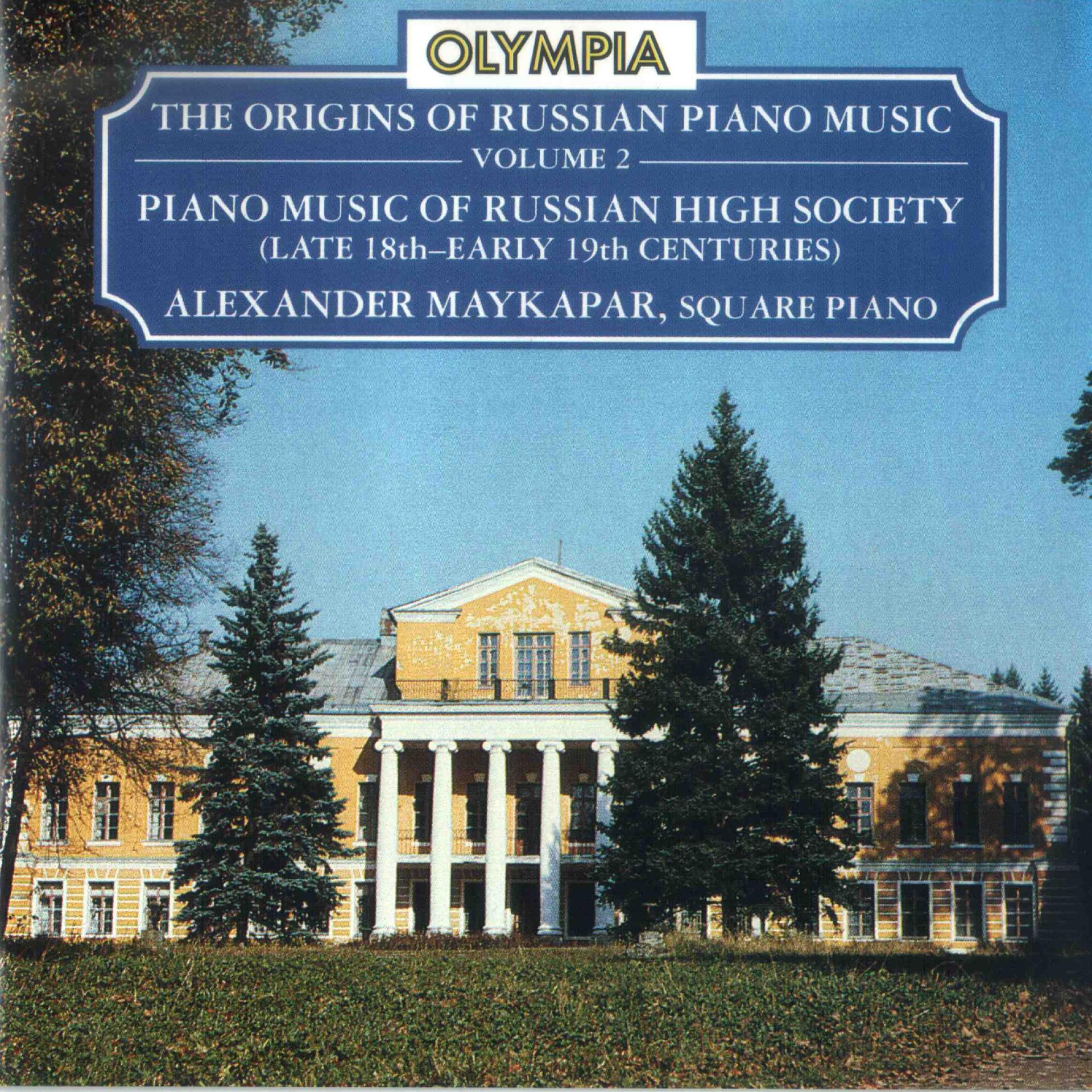Постер альбома The Origins of Russian Piano Music, Volume 2