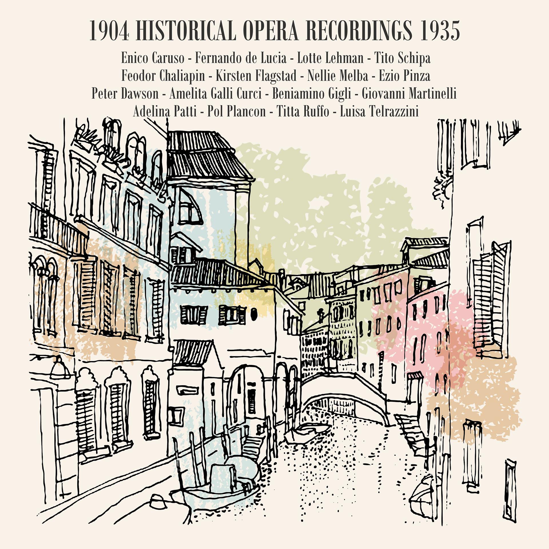 Постер альбома Historical Opera Recordings; 1904 - 1935