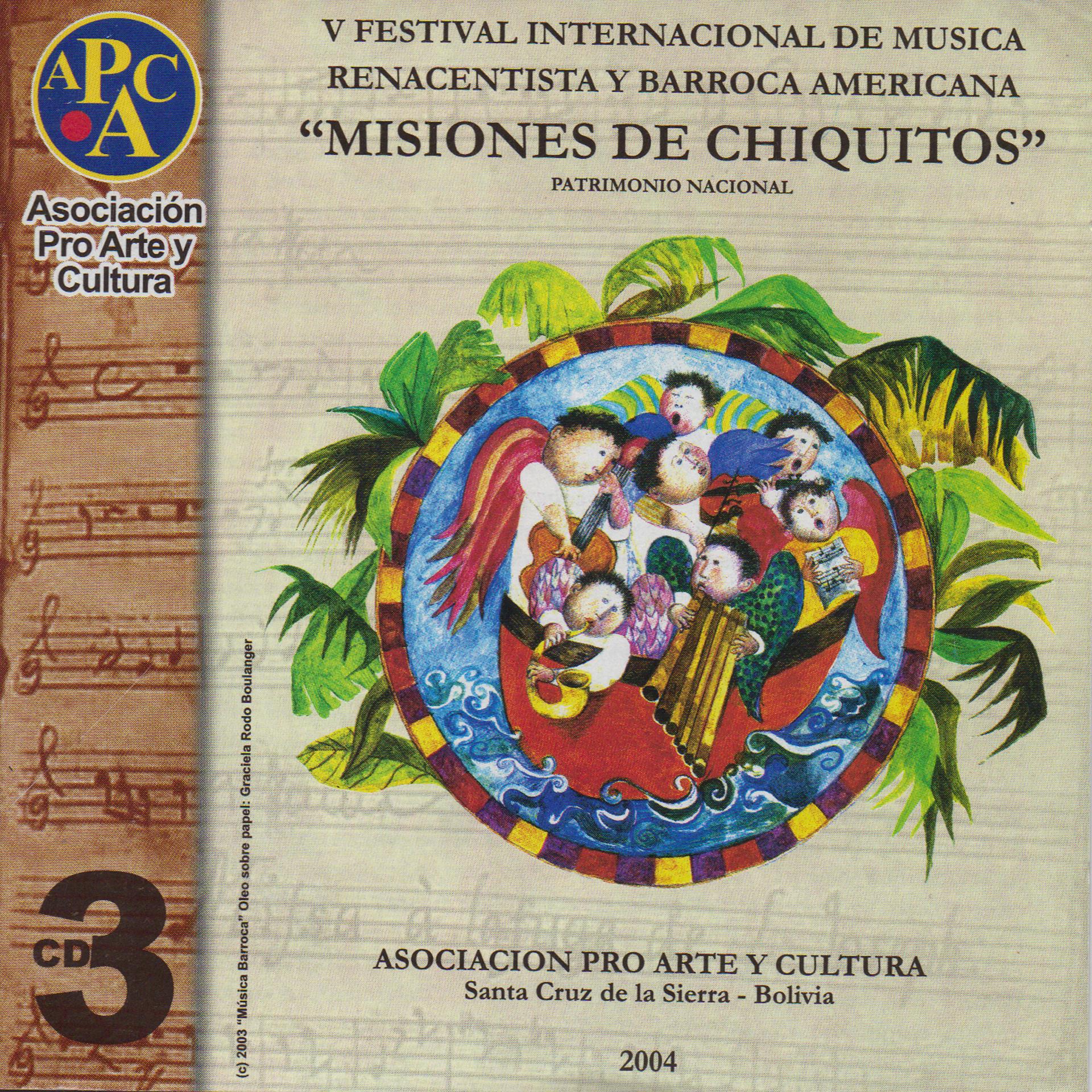 Постер альбома V Festival de Música Barroca "Misiones de Chiquitos" Vol. 3